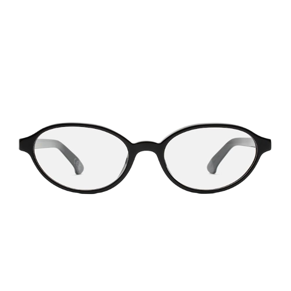 Numero 04 Black Ultra-Thin Oval Eyeglasses