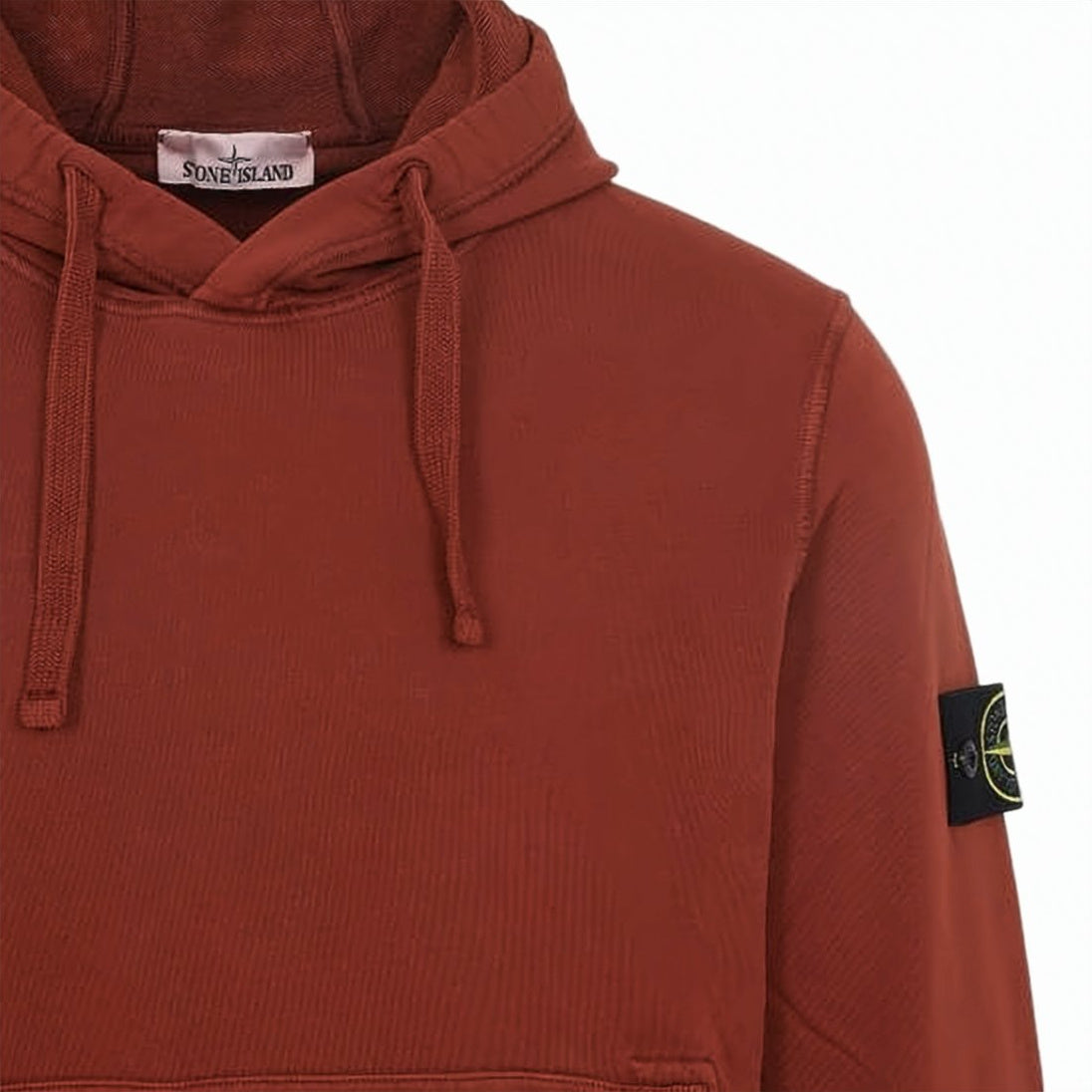 Classic Pullover Hooded Sweatshirt with Distinctive Patch Detail