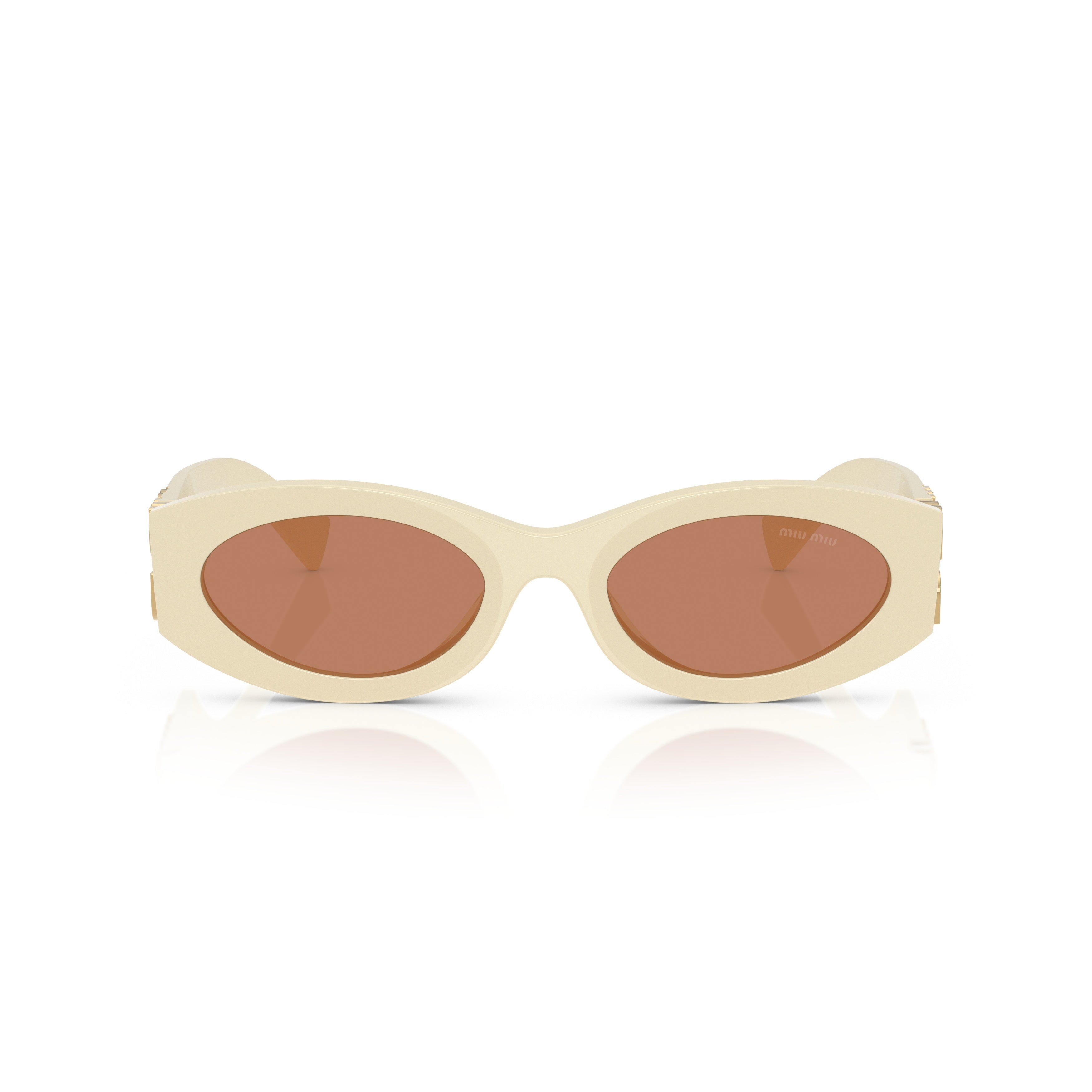 0mu 11ws Elongated Oval Sunglasses