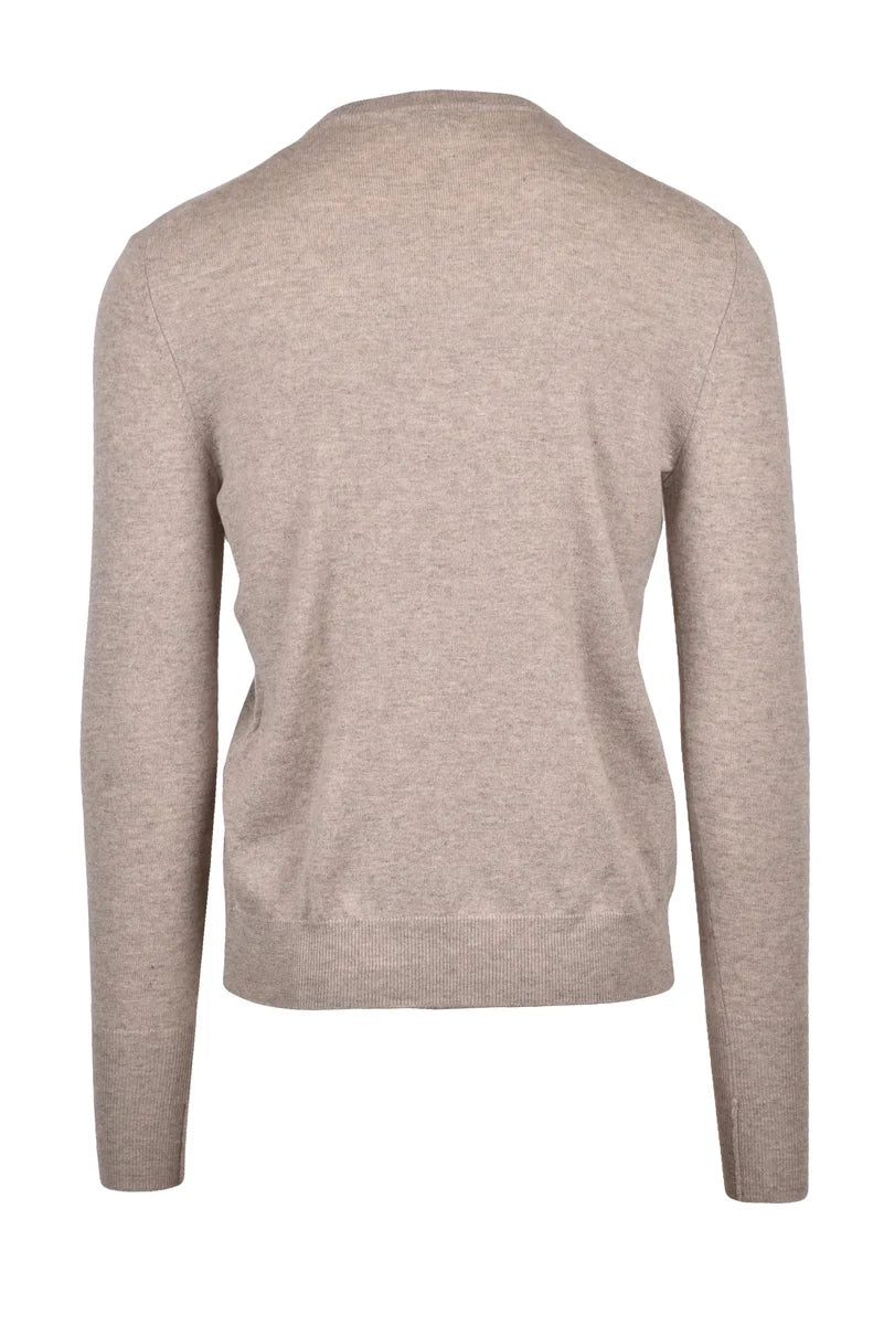 Cashmere Crewneck Pullover - Beige
