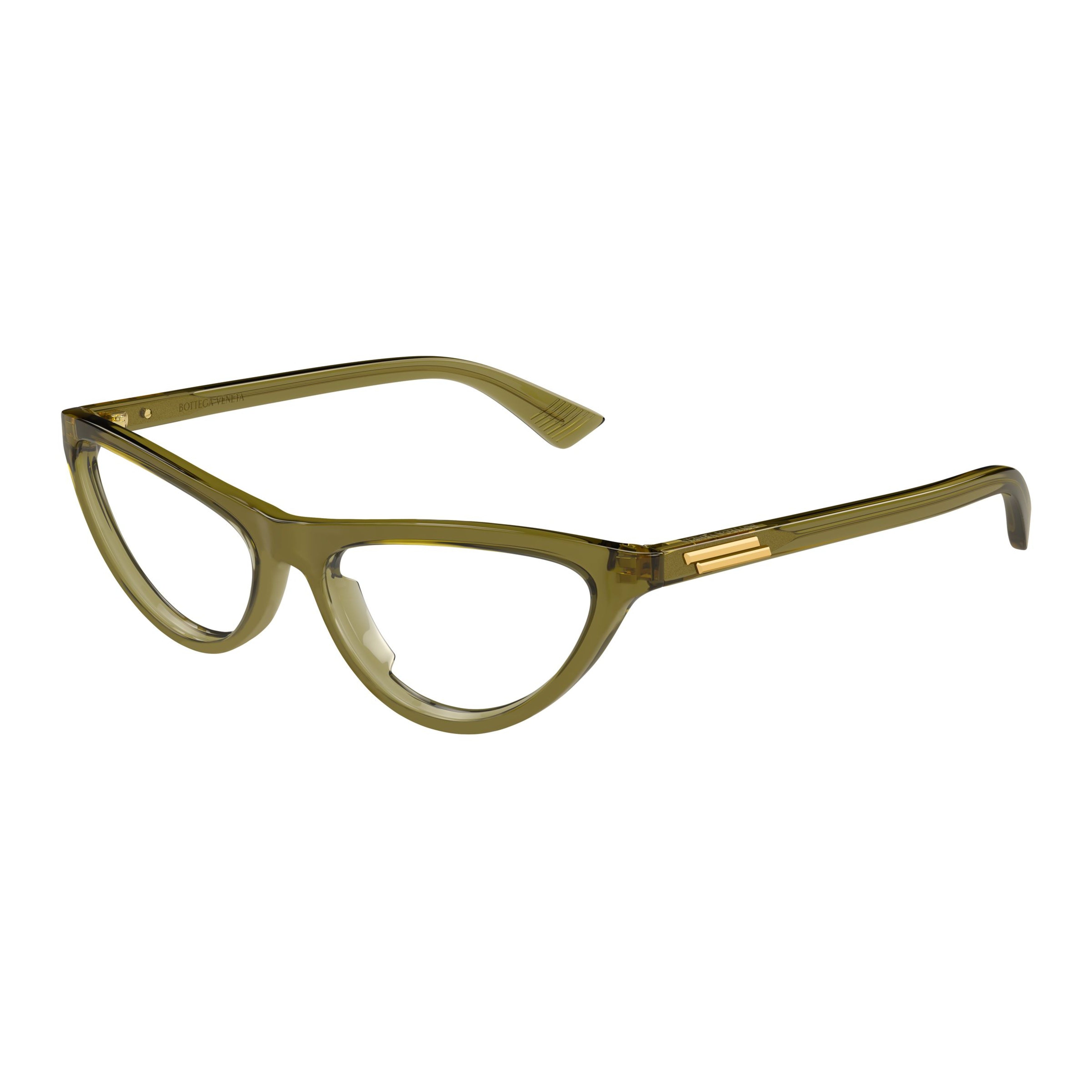 Bv1416o Translucent Olive Green Cat-Eye Sunglasses