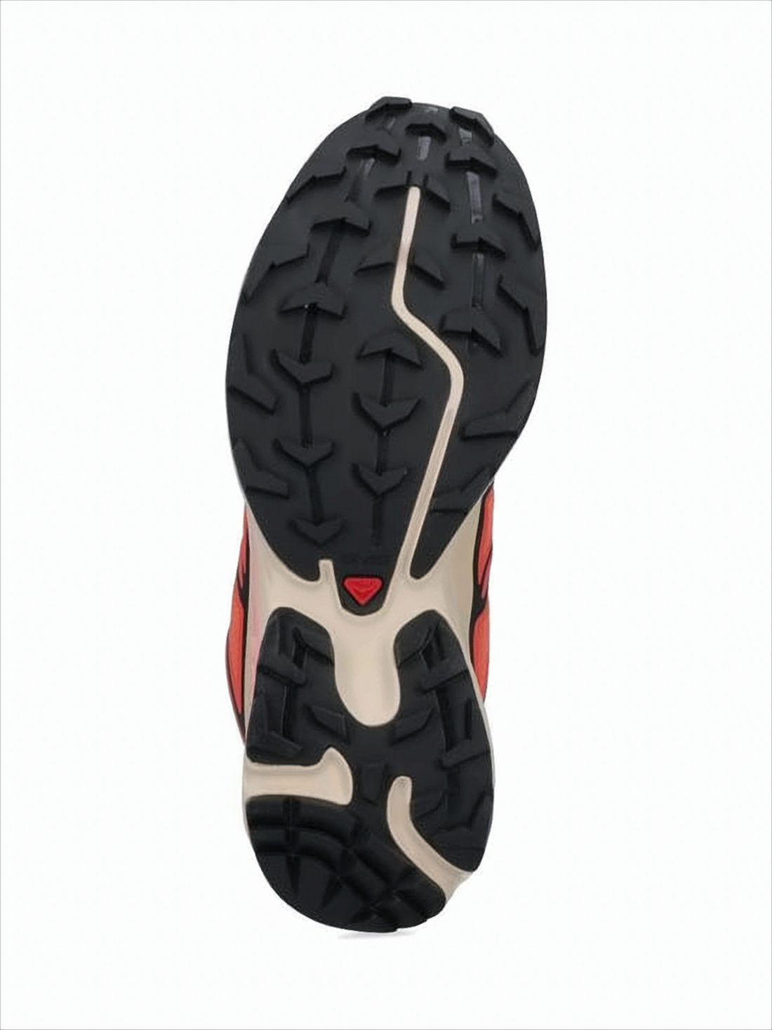 Vibrant Coral Textile Sneakers with Quick-Lace System
