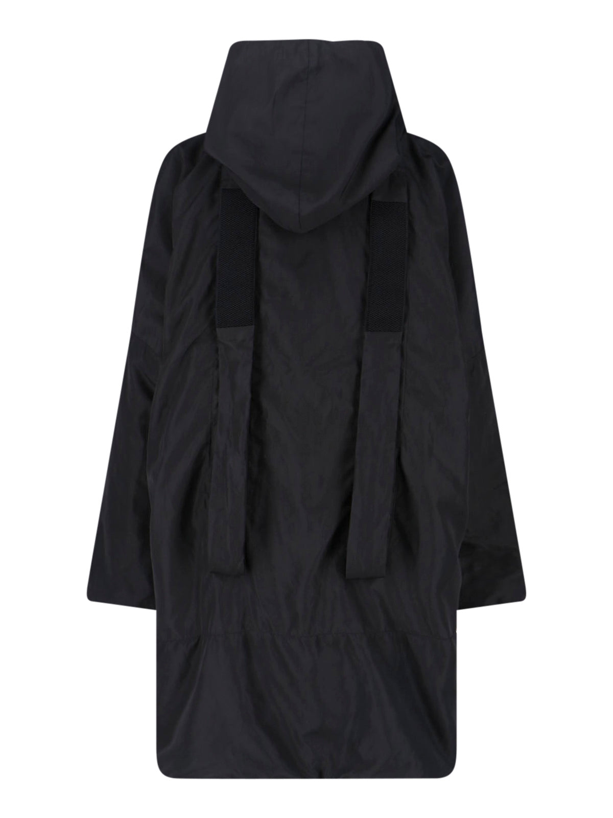 Green Reversible No-Rain Hooded Outerwear Parka