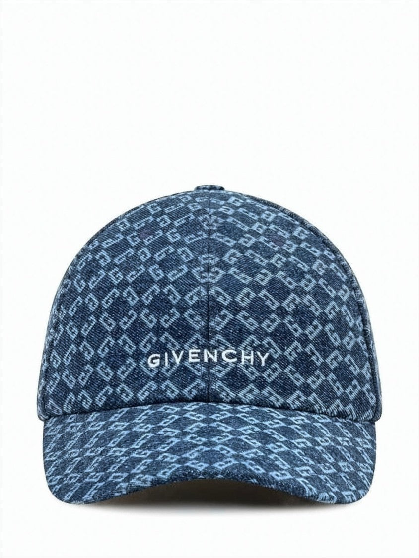 Intricately Patterned Blue Baseball Cap