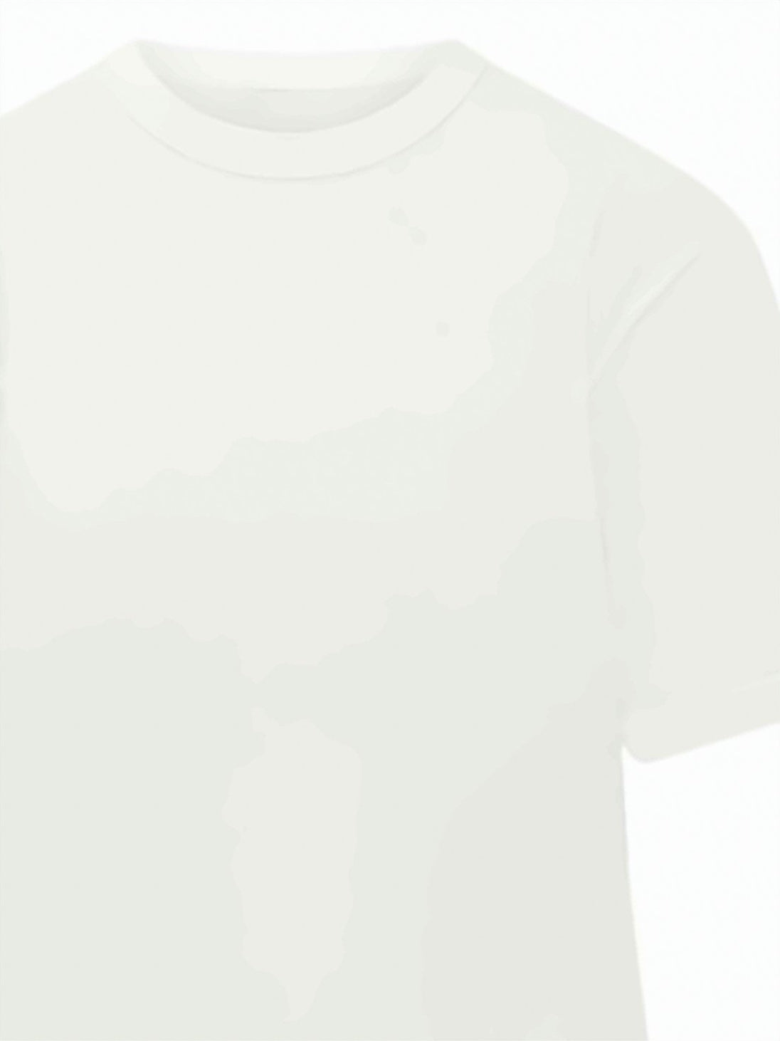 White Minimalistic Crew Neck Boxy T-Shirt