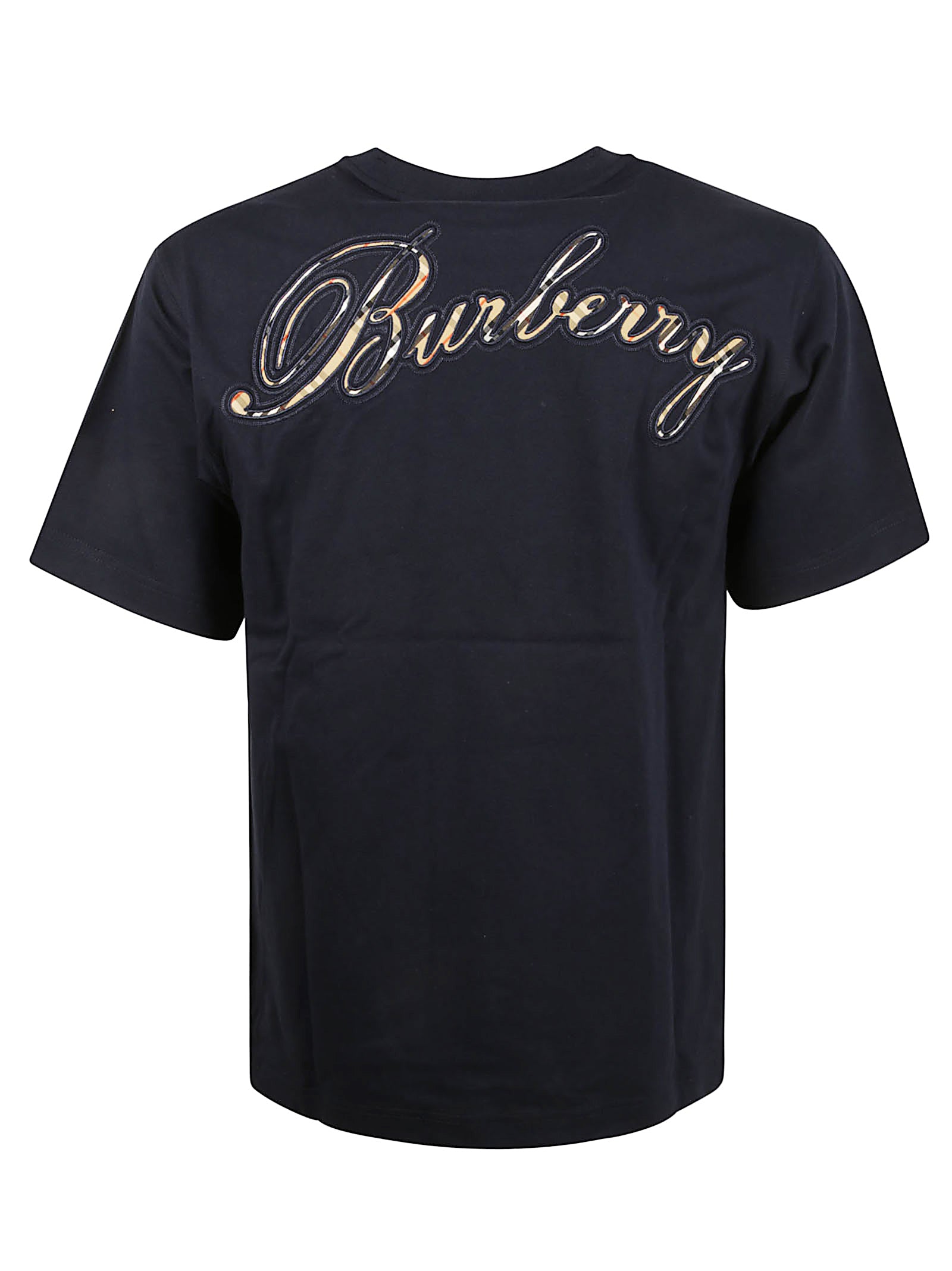 Classic Navy T-Shirt with Embroidered Logo