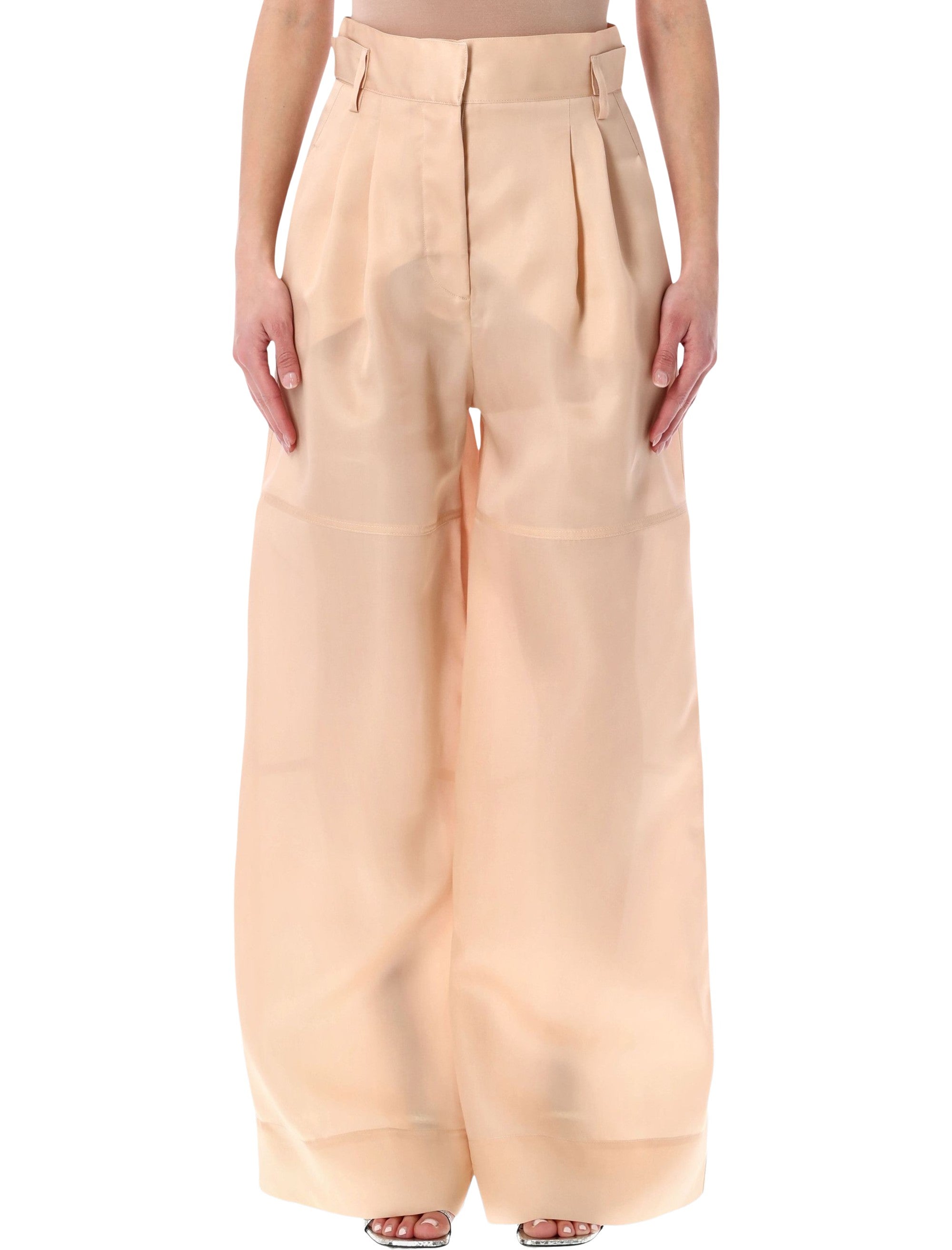 Silk Organza Trousers