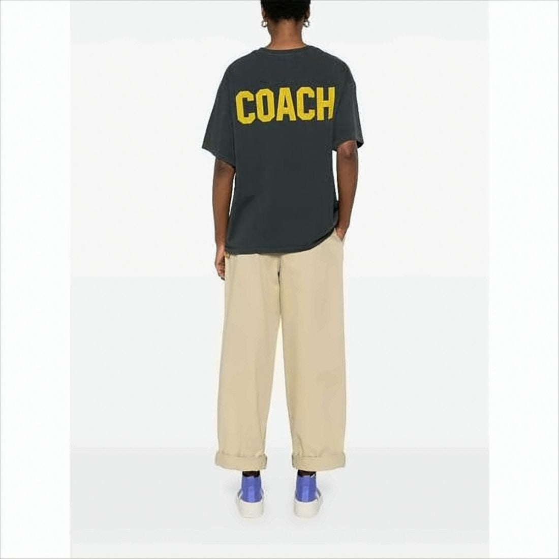 Relaxed Fit Short-Sleeve T-Shirt with Vintage Print