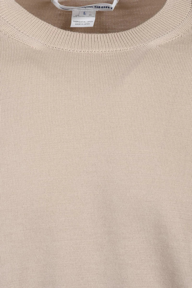 Crew Neck Sweater - Beige