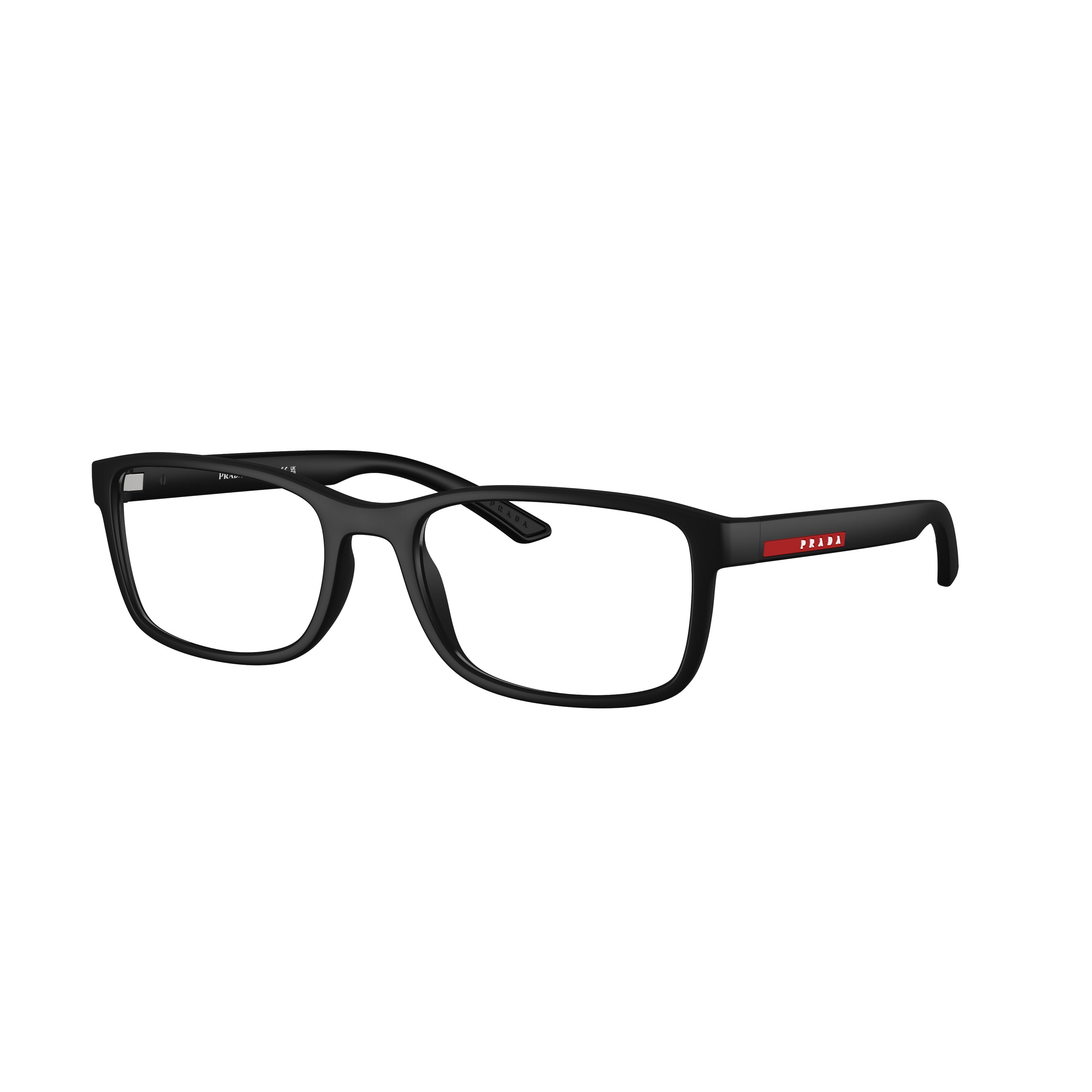 0ps 06rv Rectangular Matte Black Eyeglasses