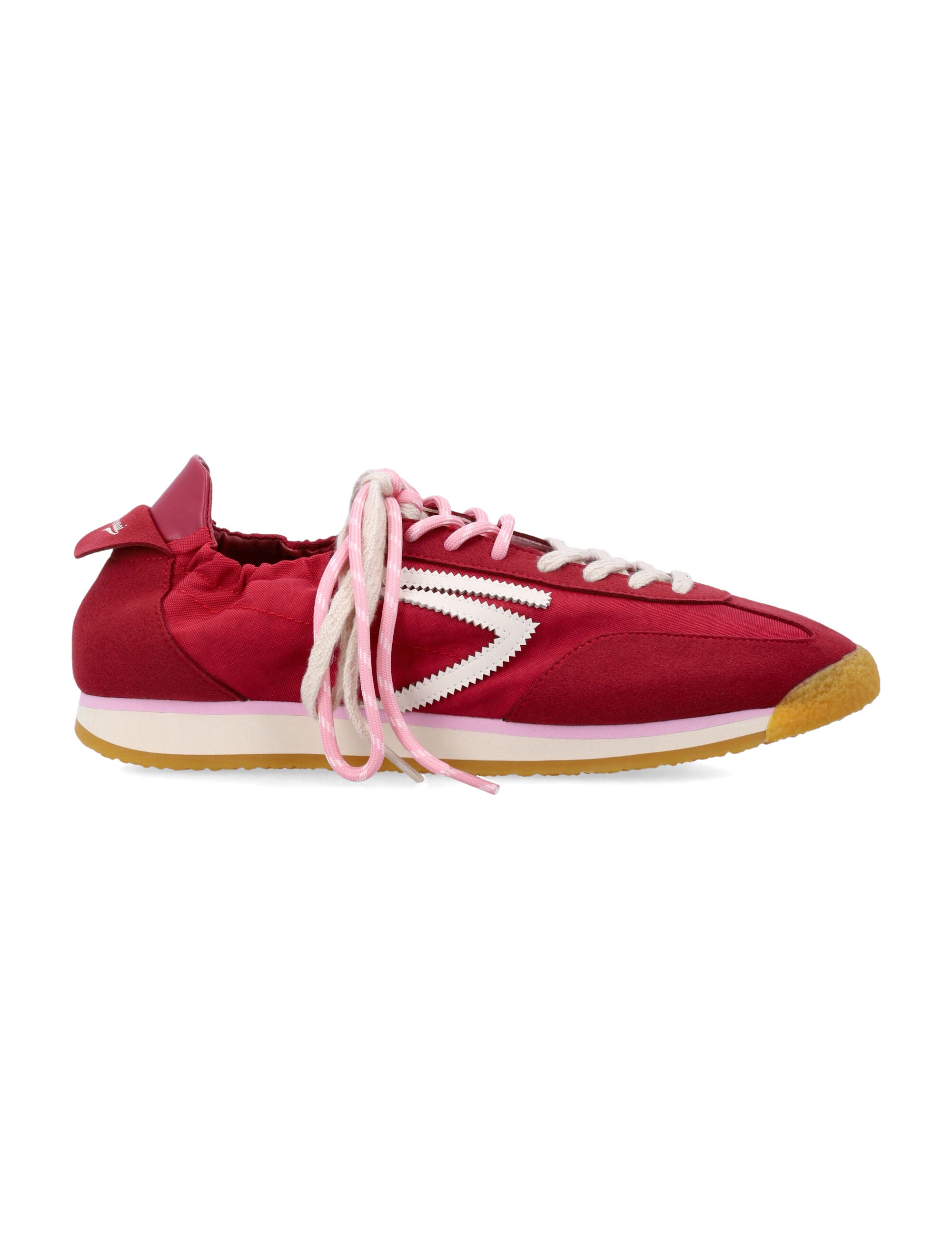 Panther Vegan Lace-Up Sneakers with Double Lace System and Gum Rubber Sole