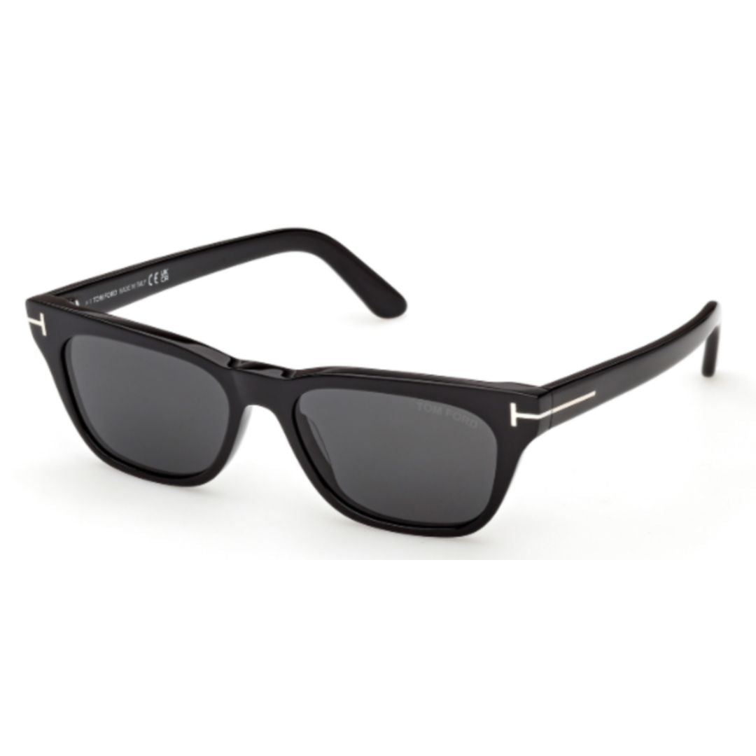 Ft1362 Glossy Black Acetate Sunglasses
