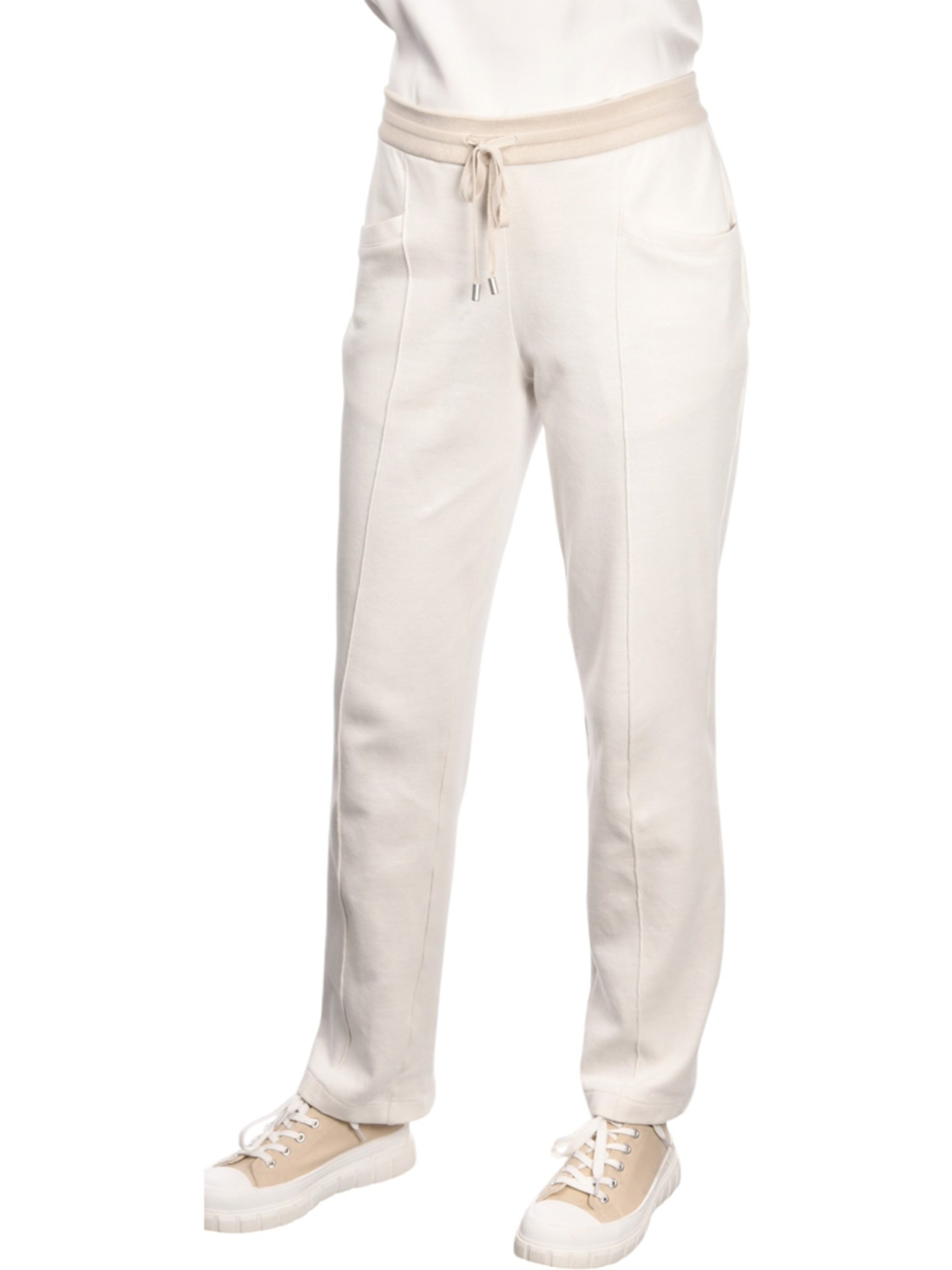 Black Pantalone Relaxed Straight Cotton Pants