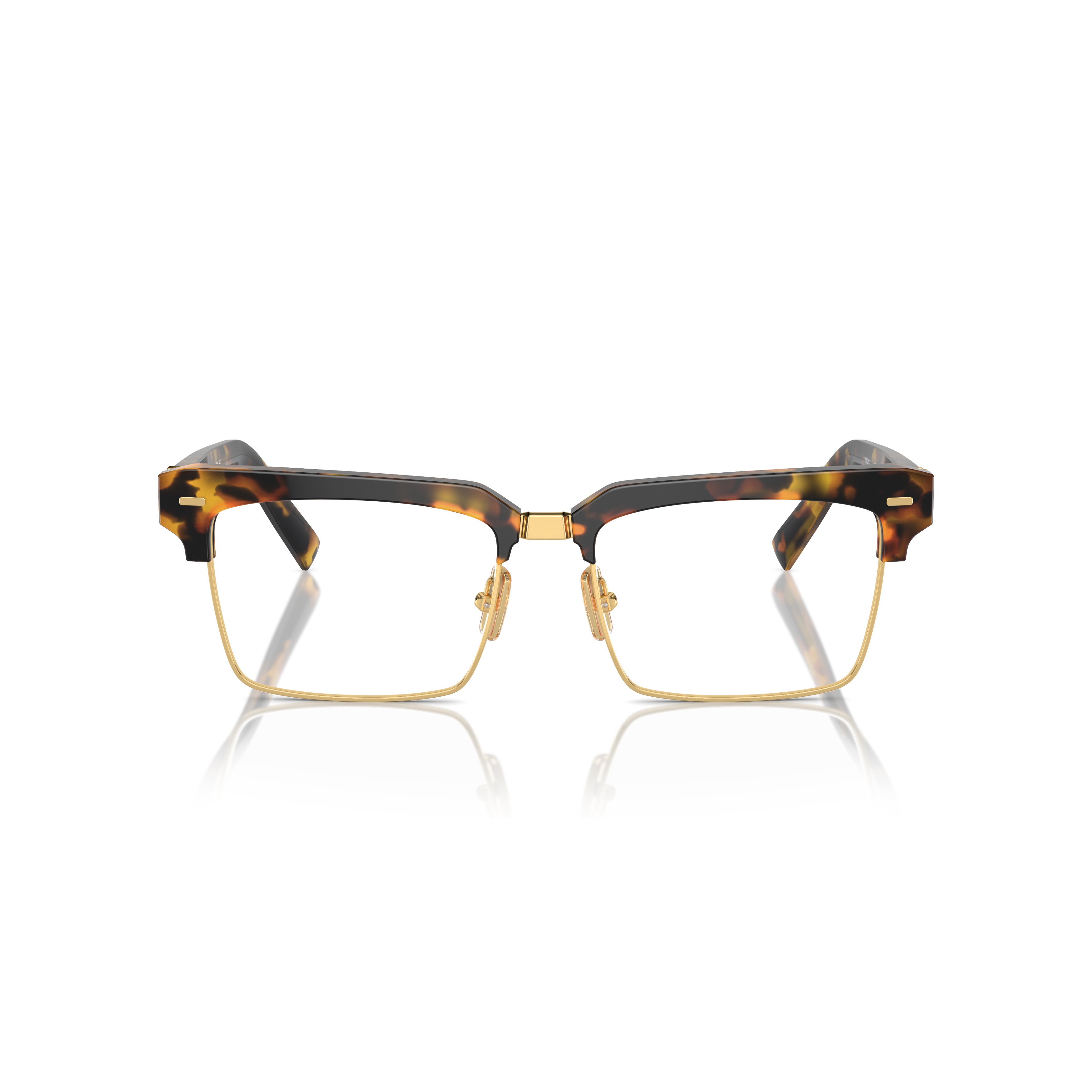 0mu 11xv Square Tortoiseshell Acetate Eyeglasses