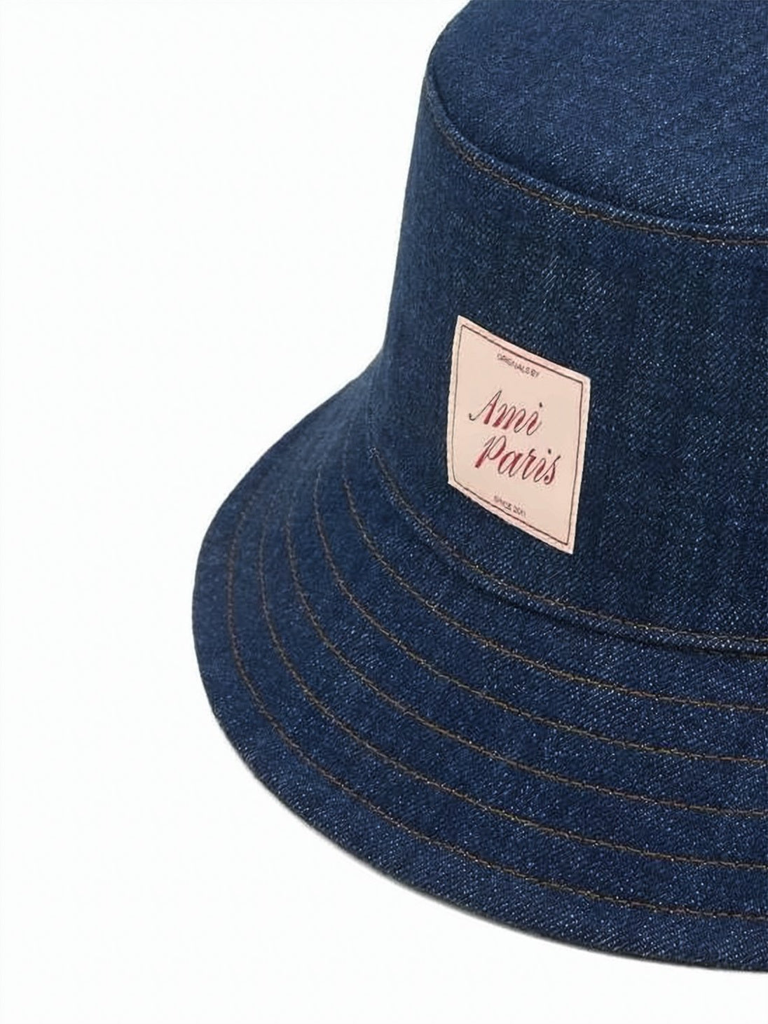 Denim Bucket Hat with Subtle Brand Patch