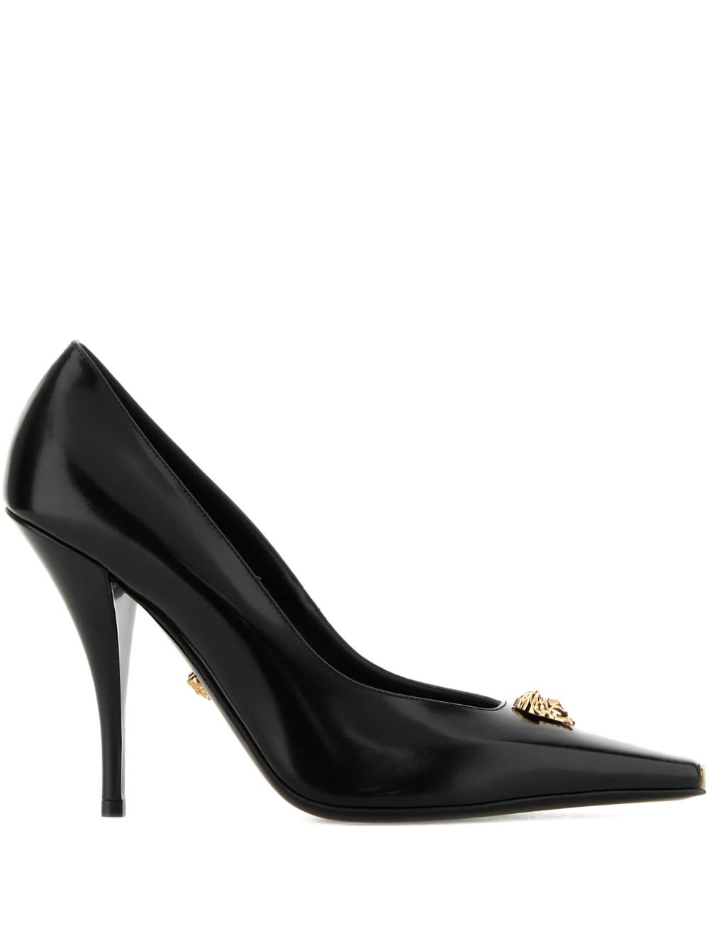 Pointed Toe Leather Pump