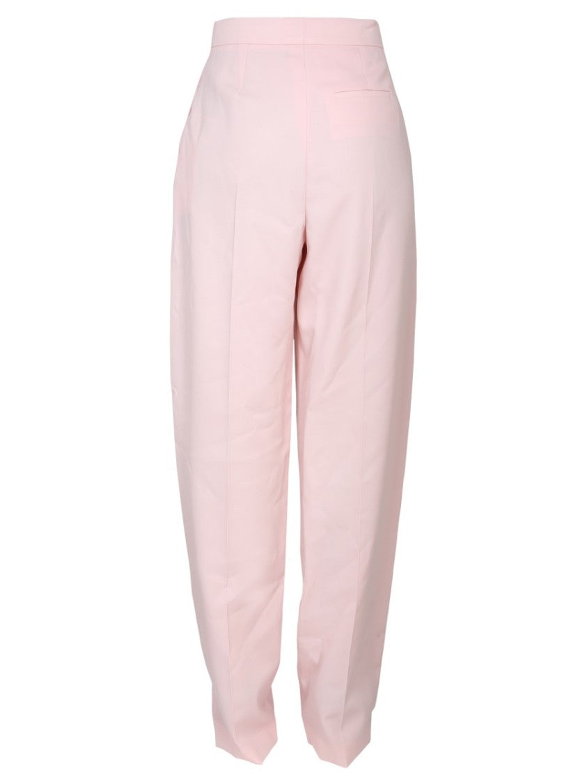 Wide-Leg Pants With Concealed Front Closure