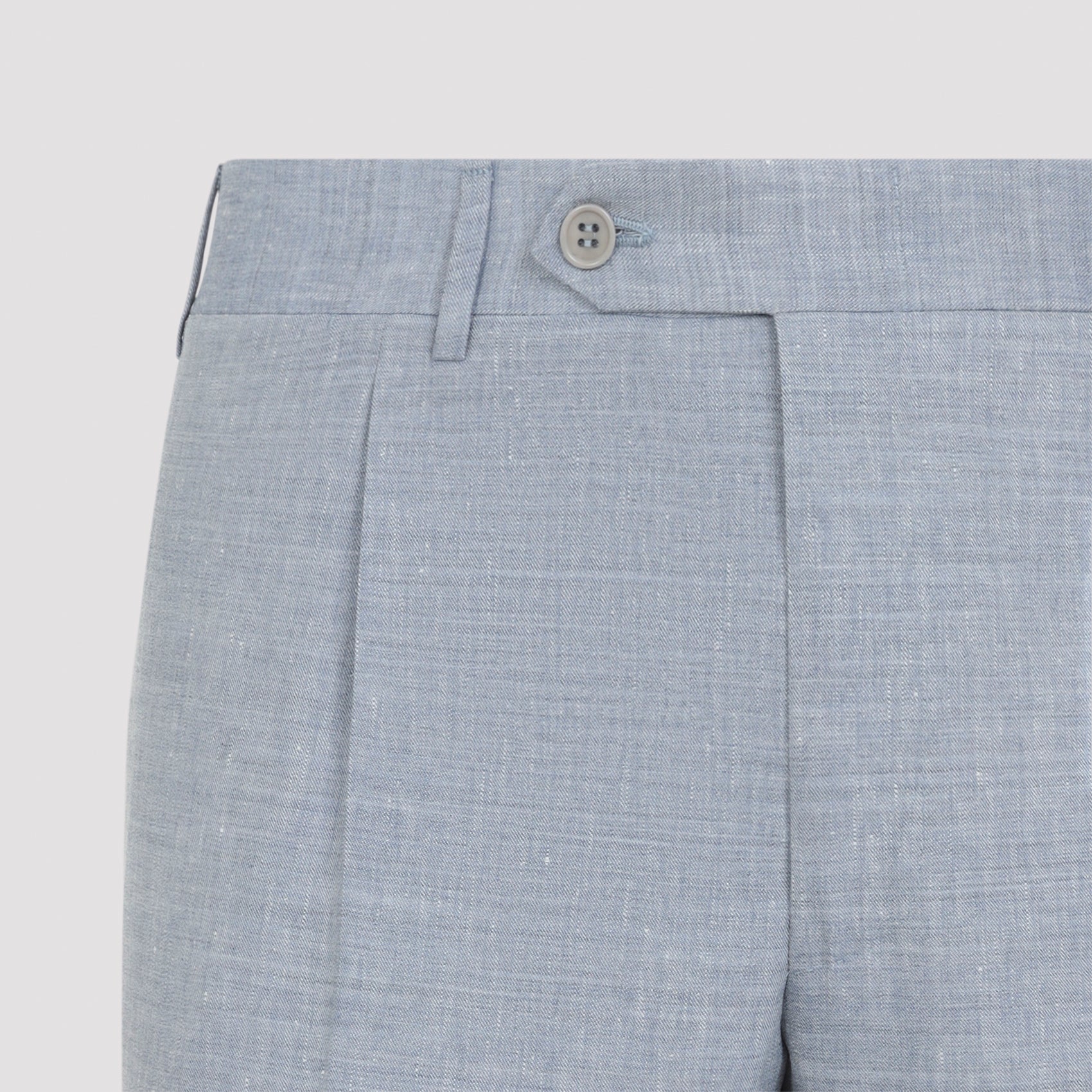 Linen Wool Blend Tailored Suit
