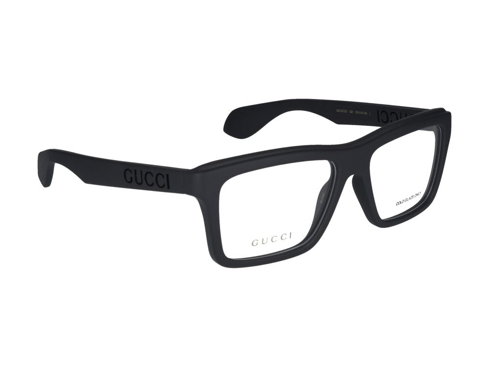 Okulary Gucci GG1573O 001 czarne, czarno-transparentne 55/16/145