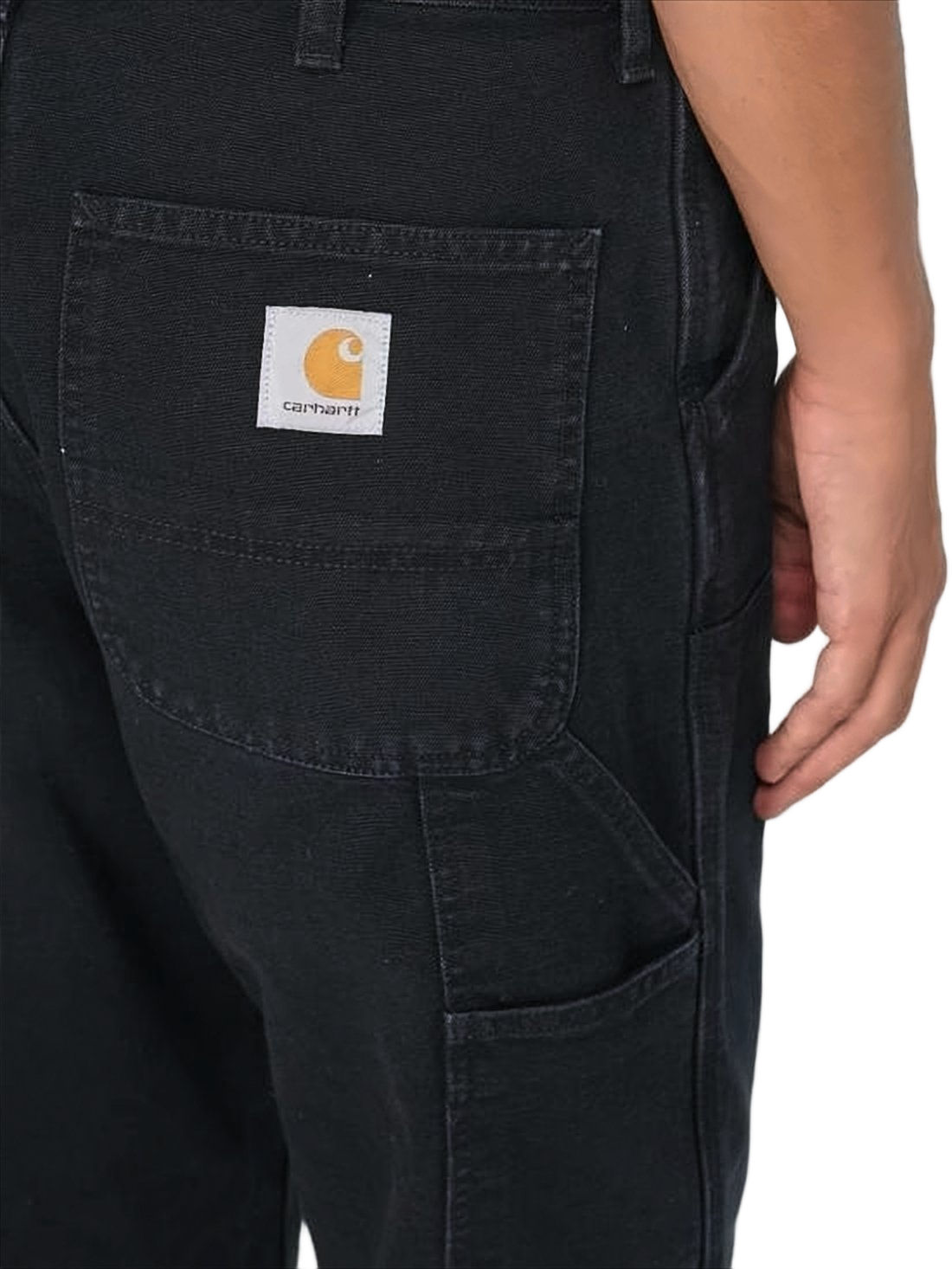Relaxed Fit Black Denim Pants