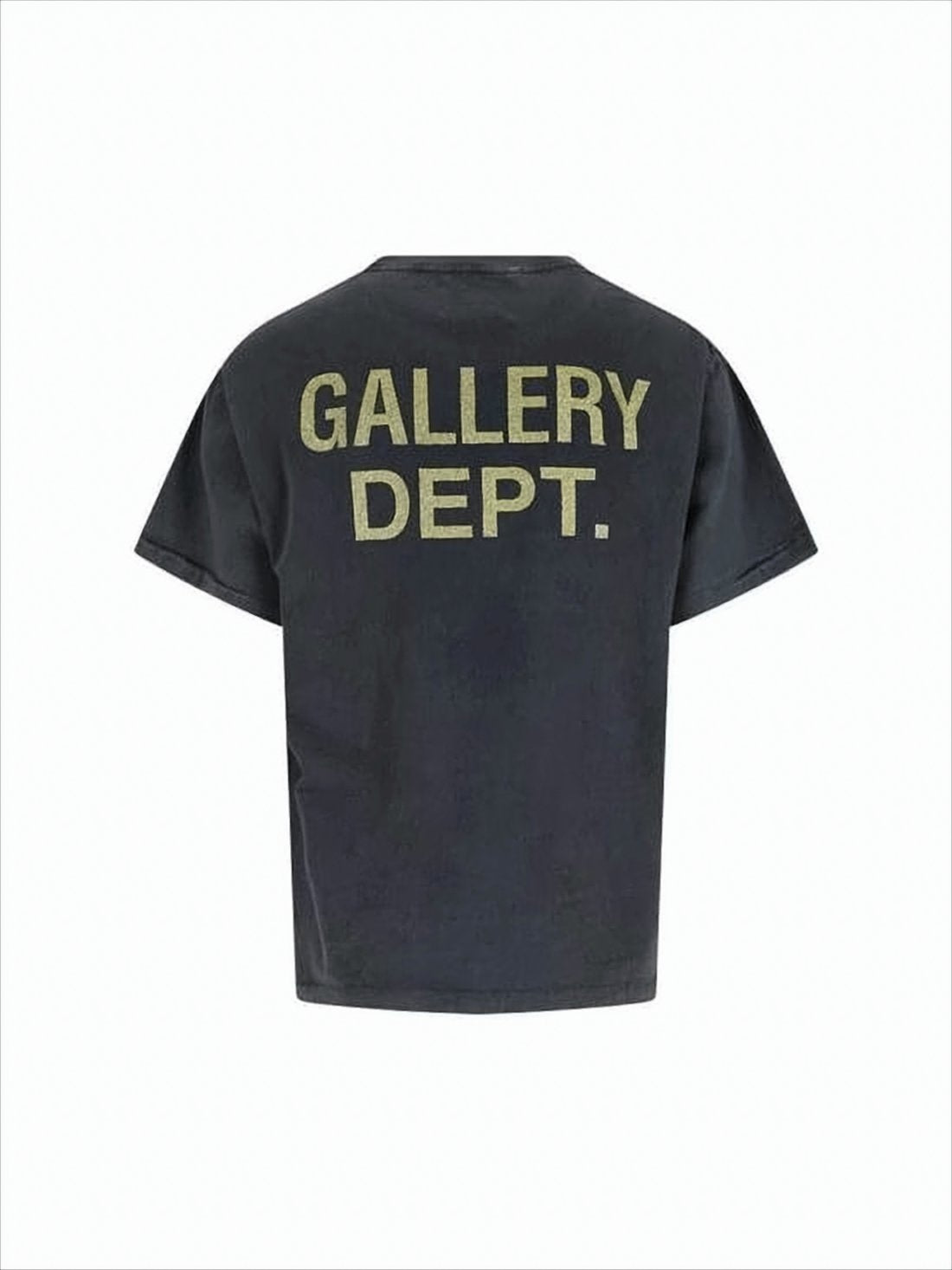Boxy Cropped Graphic Black T-Shirt