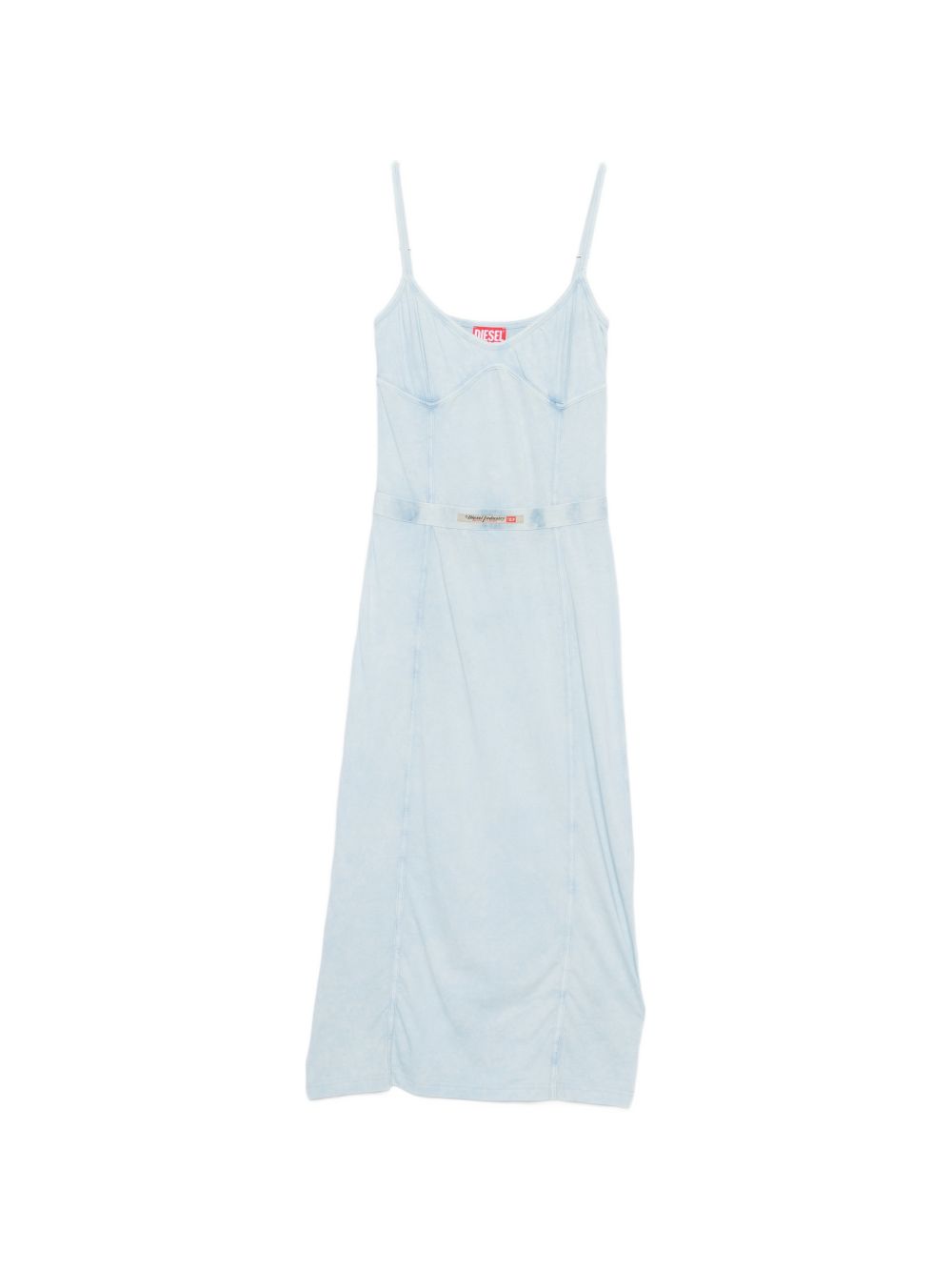 Midi Dress With Spaghetti Straps