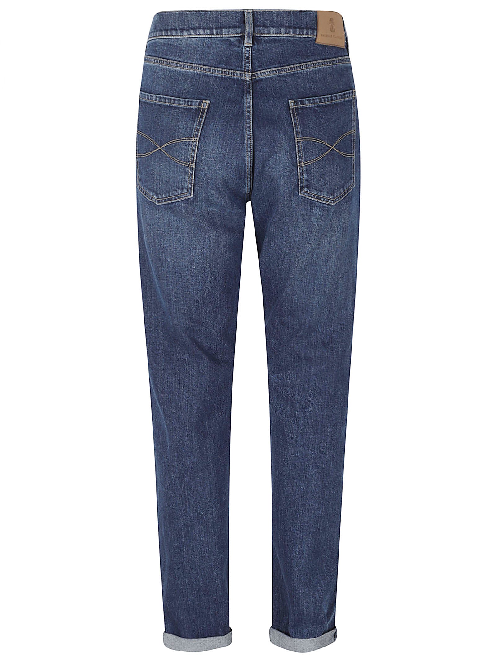 Straight-Fit Denim Jeans