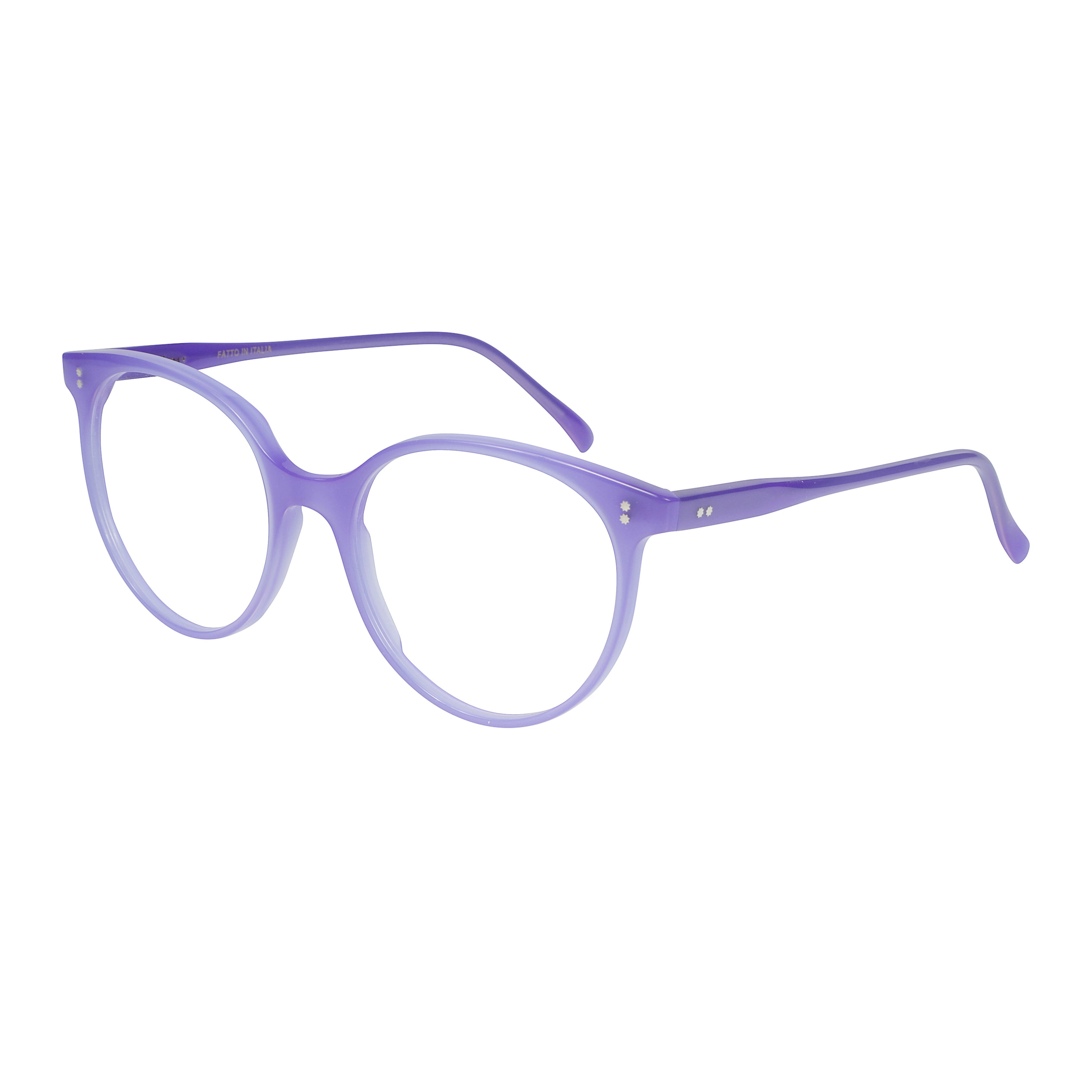 Cynda/N-54 Gradient Purple Rounded Frame Eyeglasses with Slim Temples
