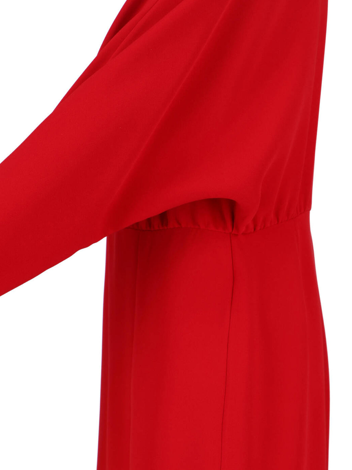 Red Silk Maxi Dress