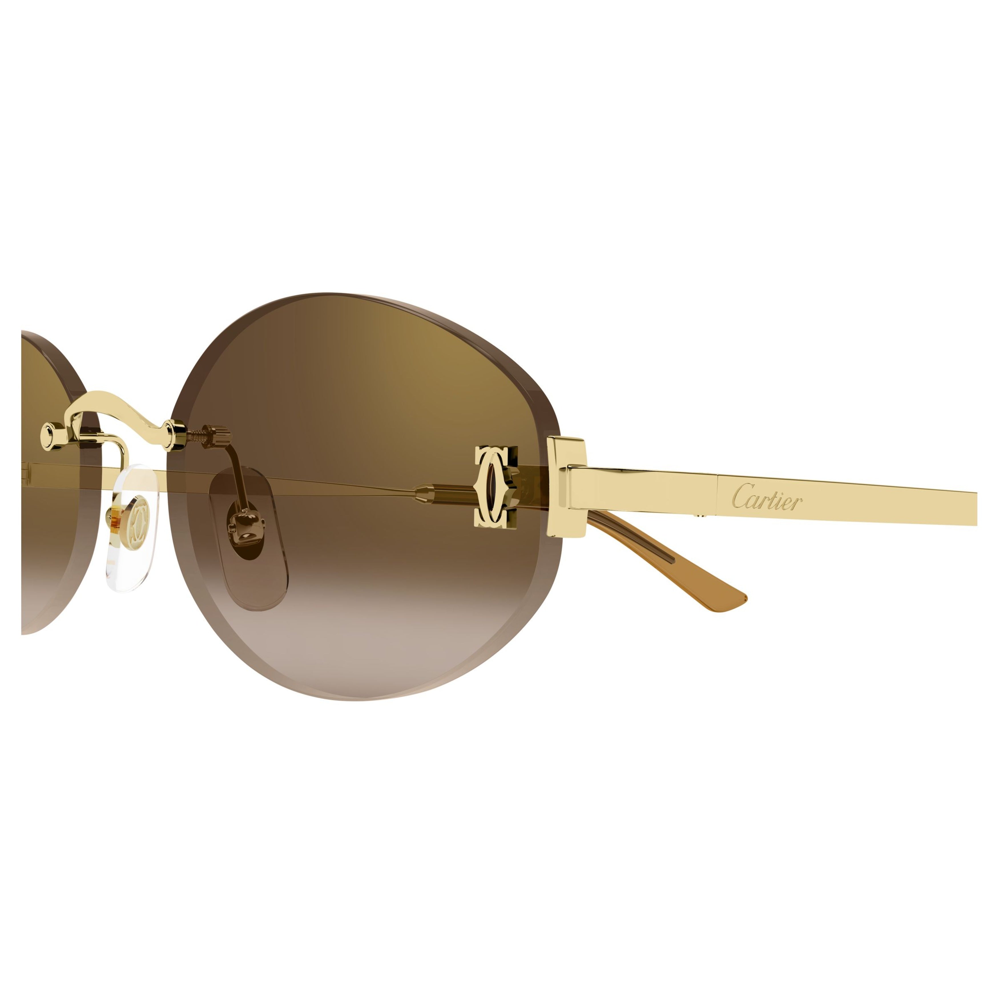 Ct0592s Oval Rimless Sunglasses