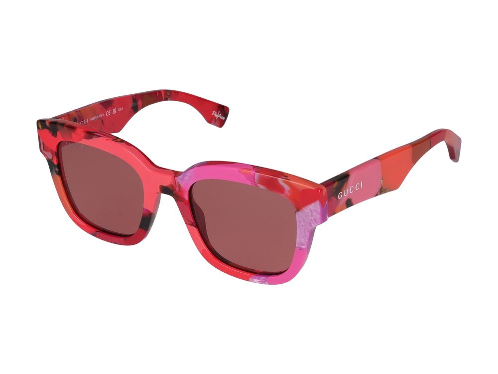 Sunglasses Gucci GG1624S 001 Red Red Orange 52/21/145