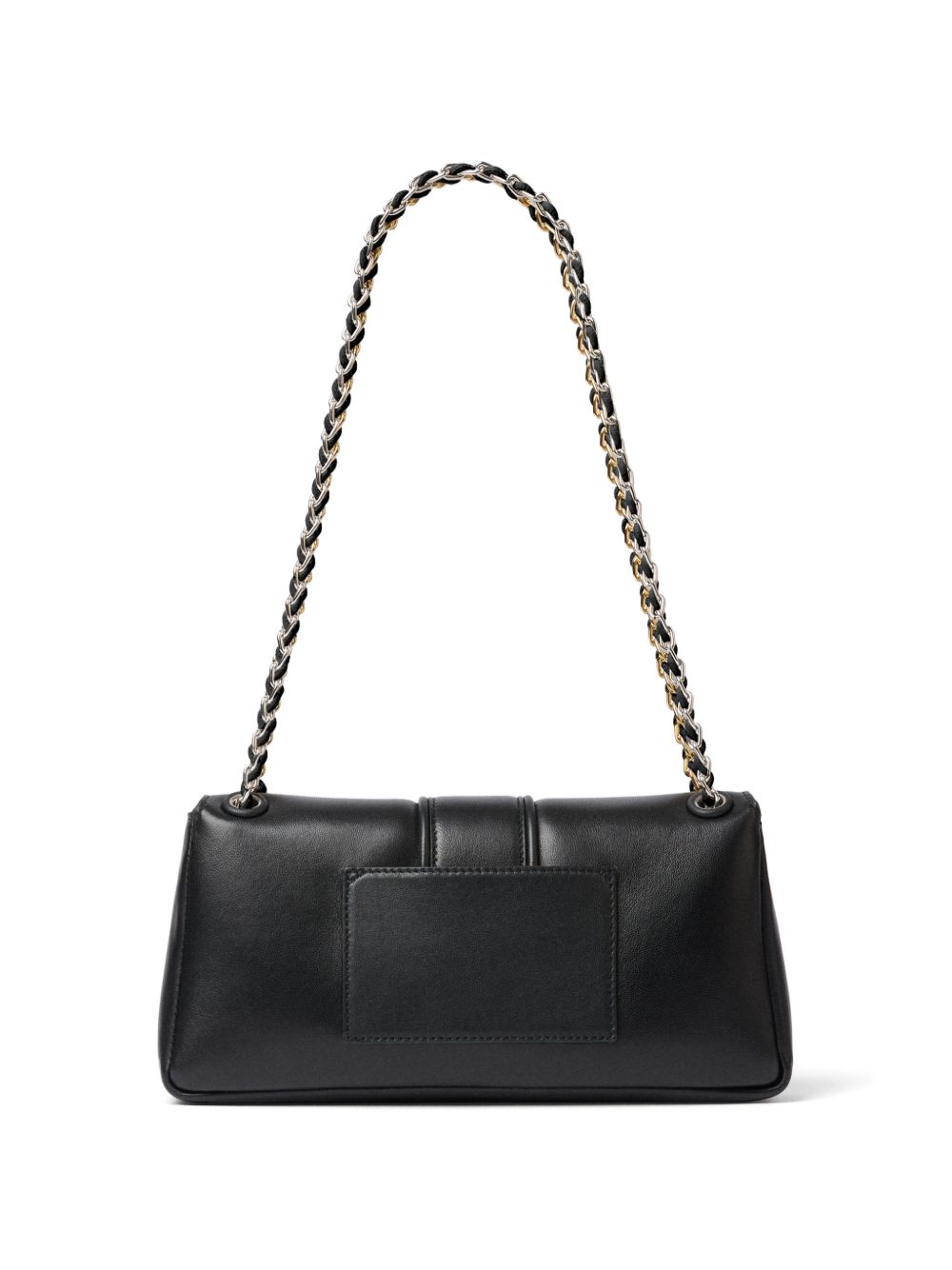 Black Gold-Tone Hardware Logo Bag