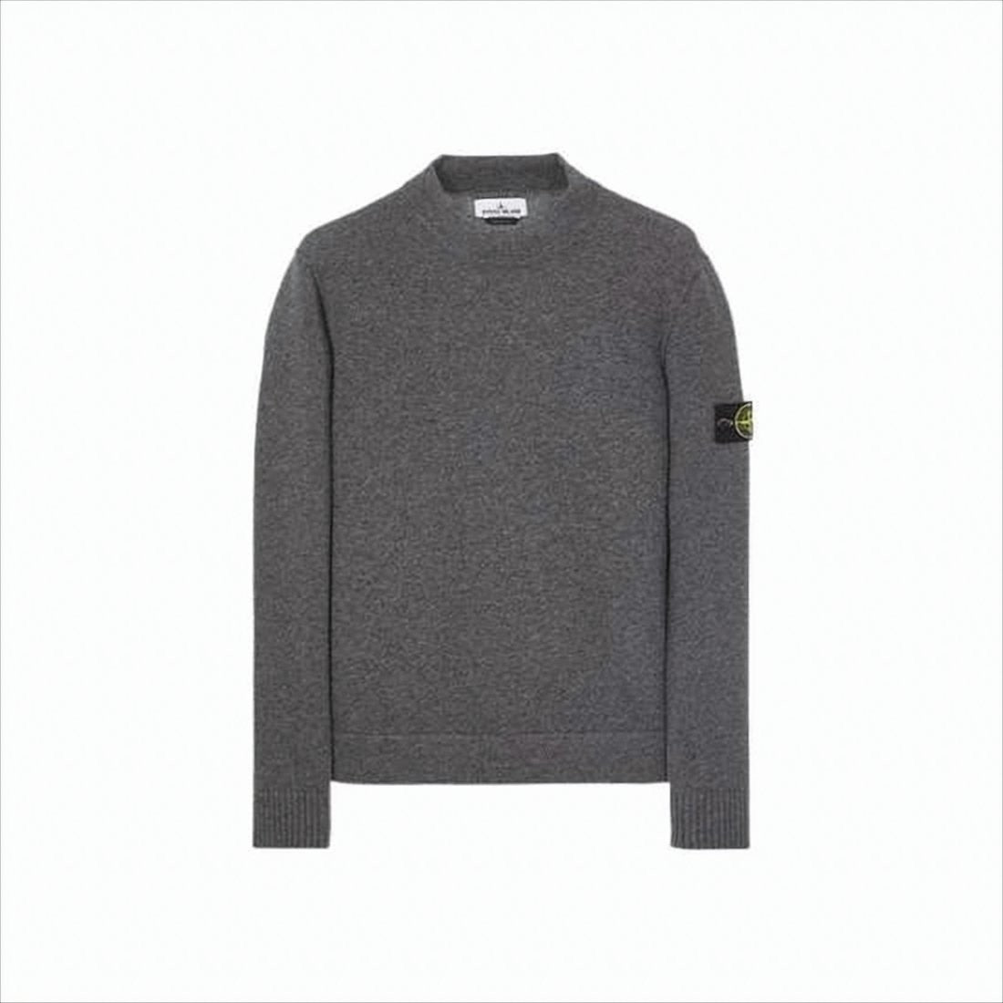 Classic Crew Neck Grey Sweater