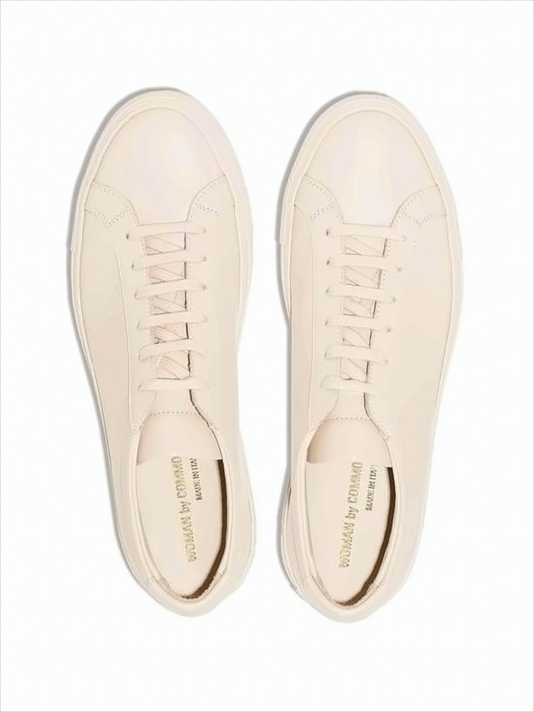 Minimalist Smooth Leather Sneakers with Discreet Signature
