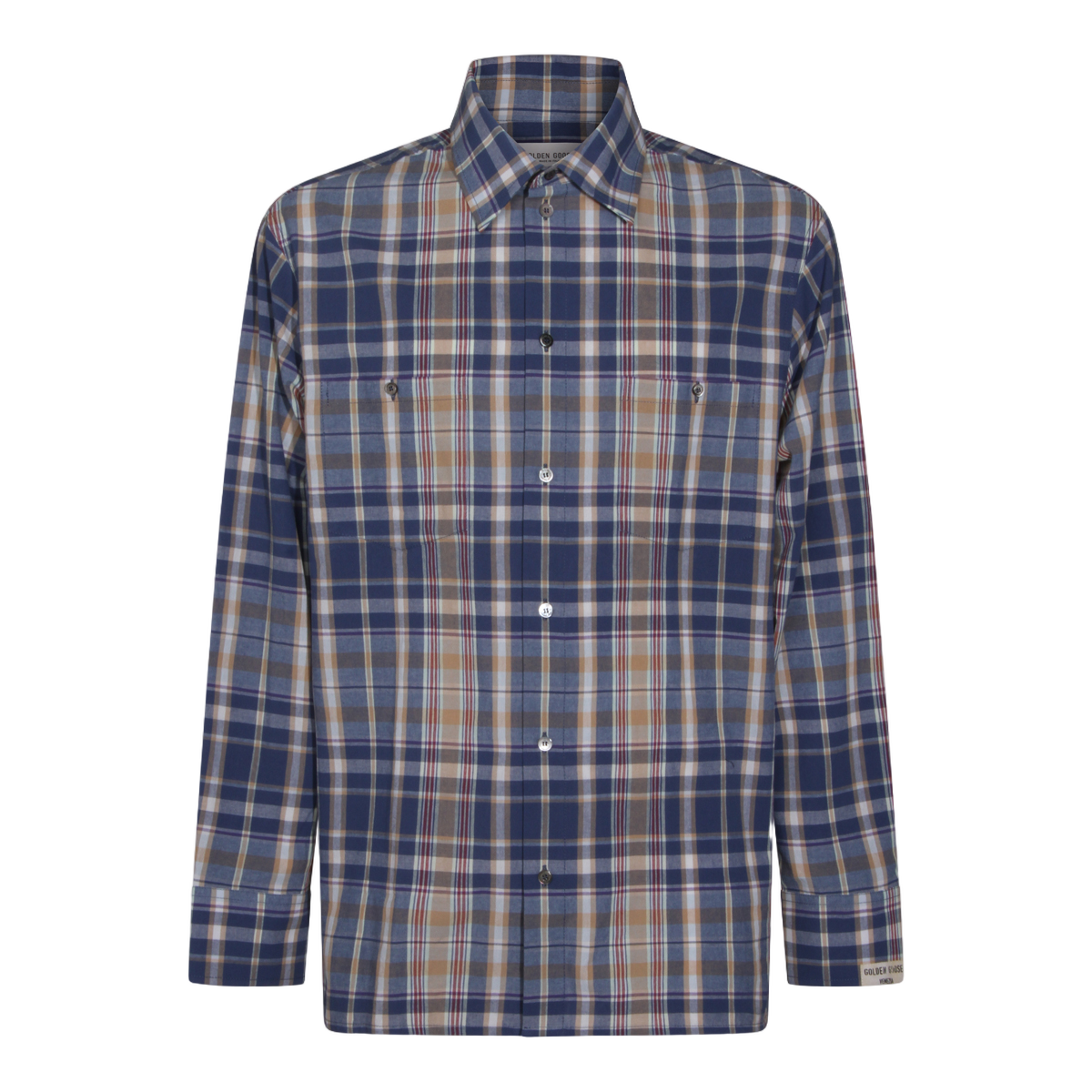 Tailored Fit White Shirt with Button-Down Front
