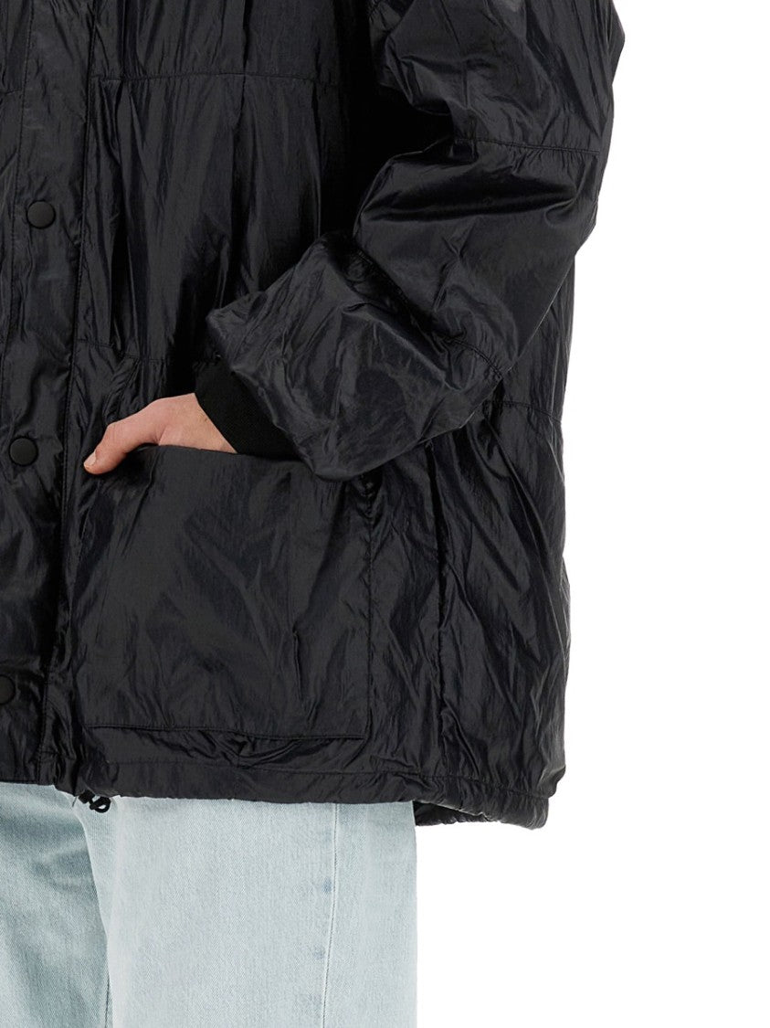 Crinkled Texture Nylon Jacket