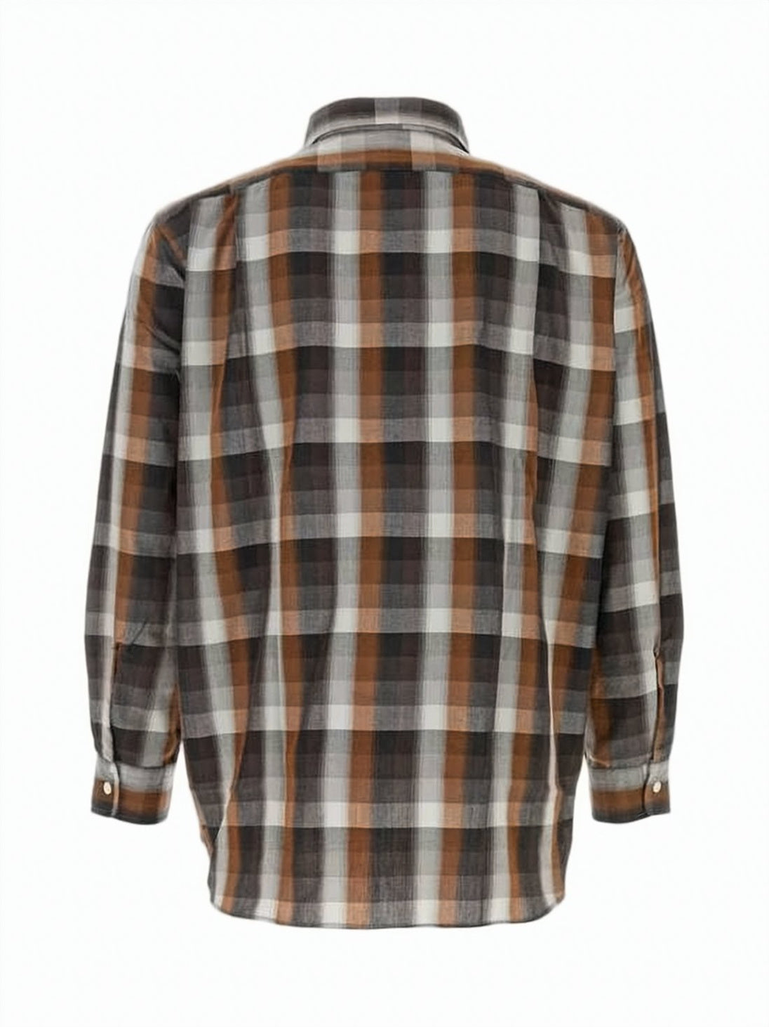 Long-Sleeve Casual Shirt with Classic Collar