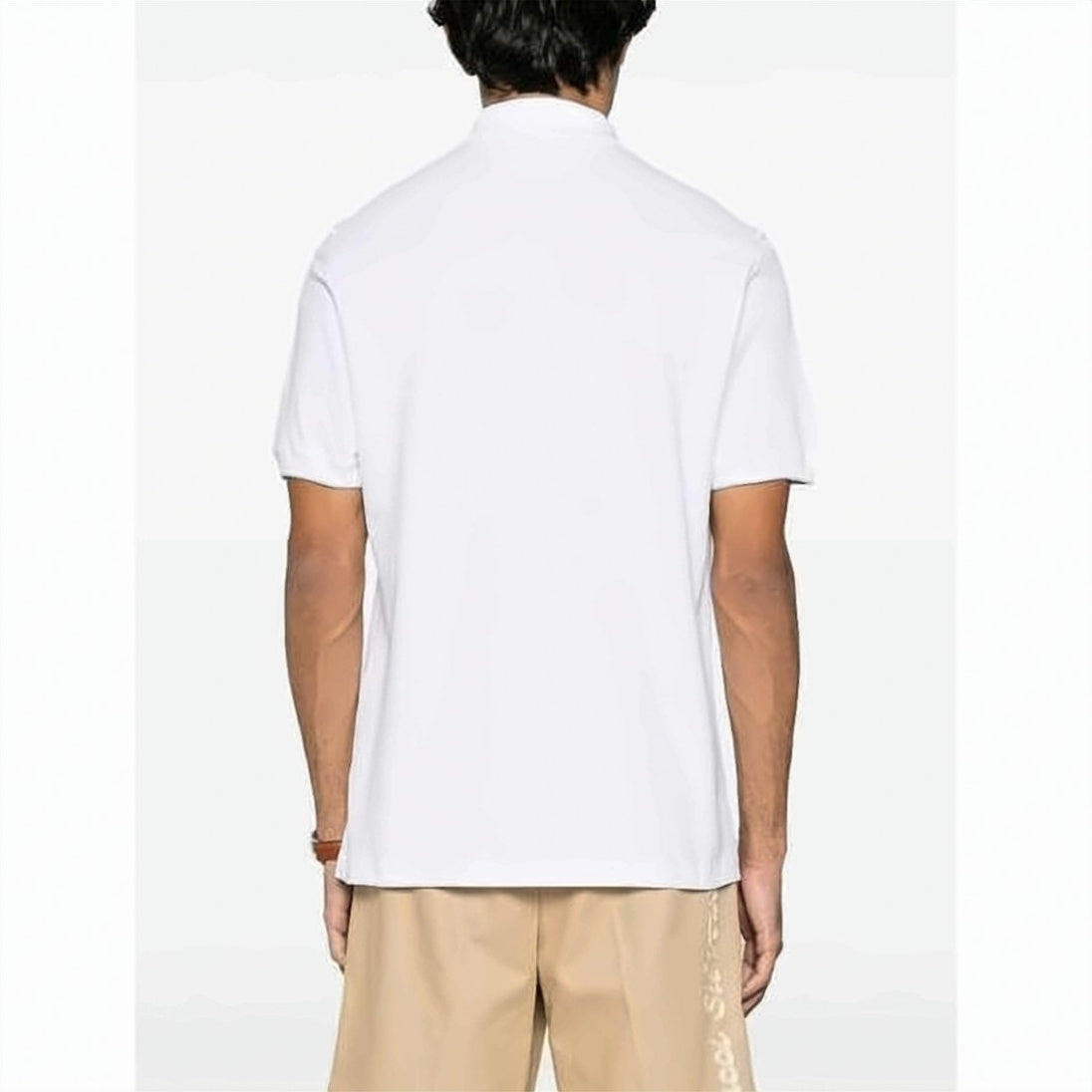 Textured Piqué Cotton Polo Shirt