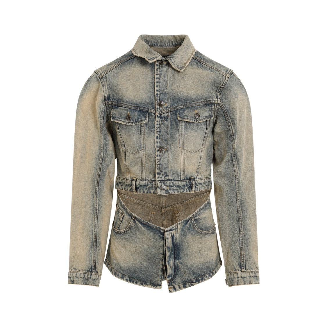 Blue Cotton Denim Jacket