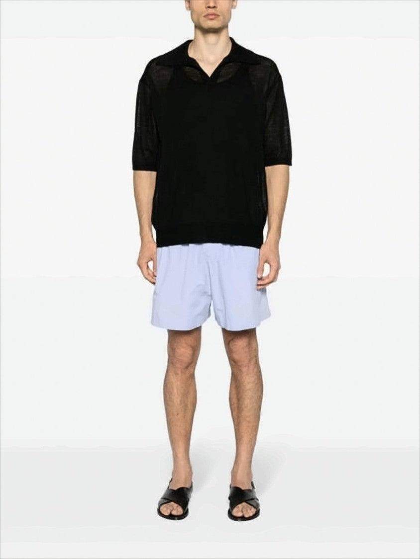 Relaxed Fit Polo Shirt with Classic Collar