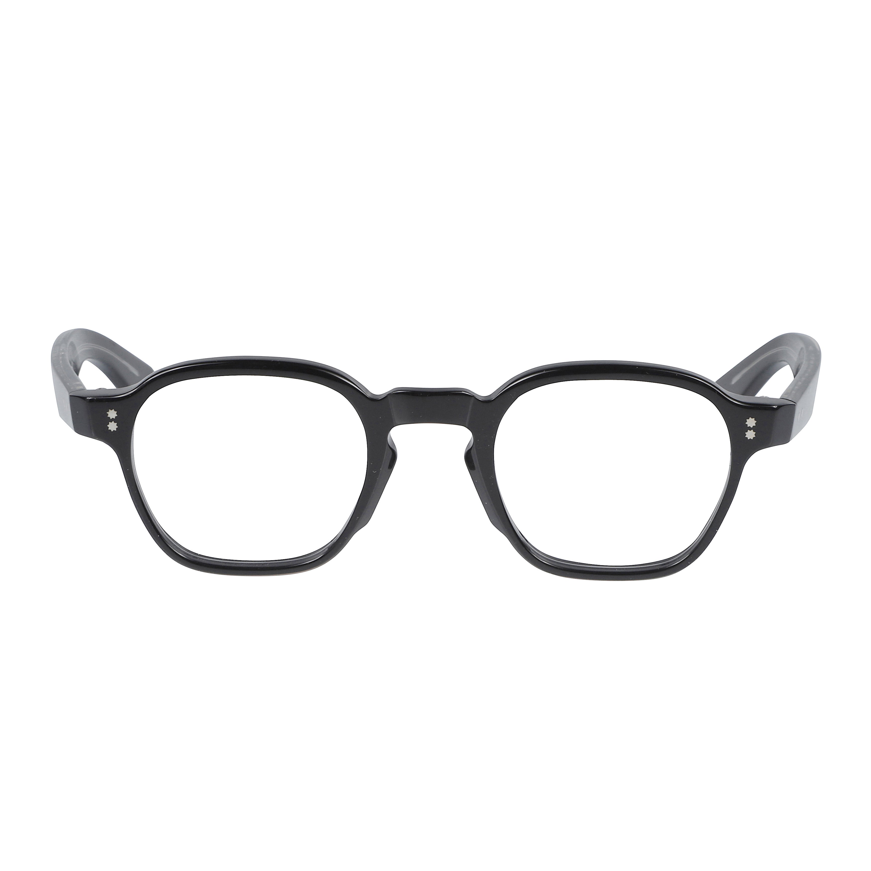 K-Master Square Frame Eyeglasses with Metallic Accents