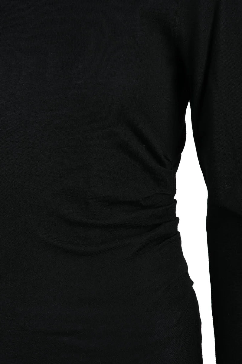 Twisted Turtleneck Knit - Black