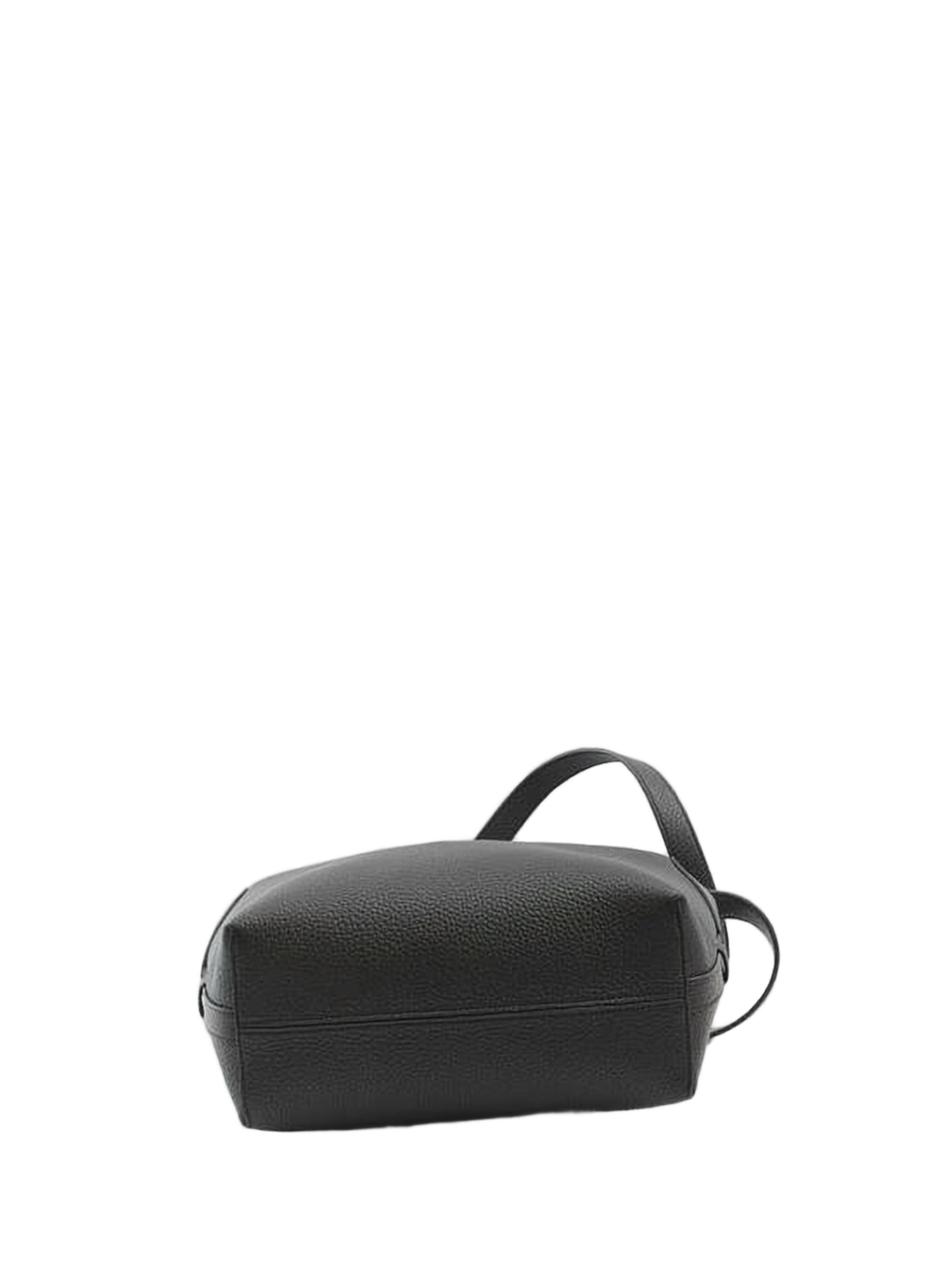 Textured Calf Leather Shoulder Bag