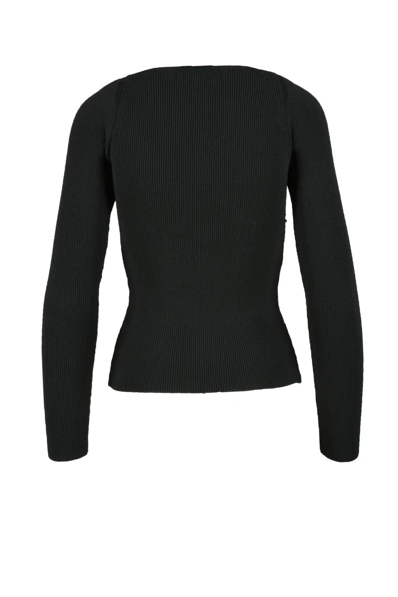 Viscose Stretch Top - Black