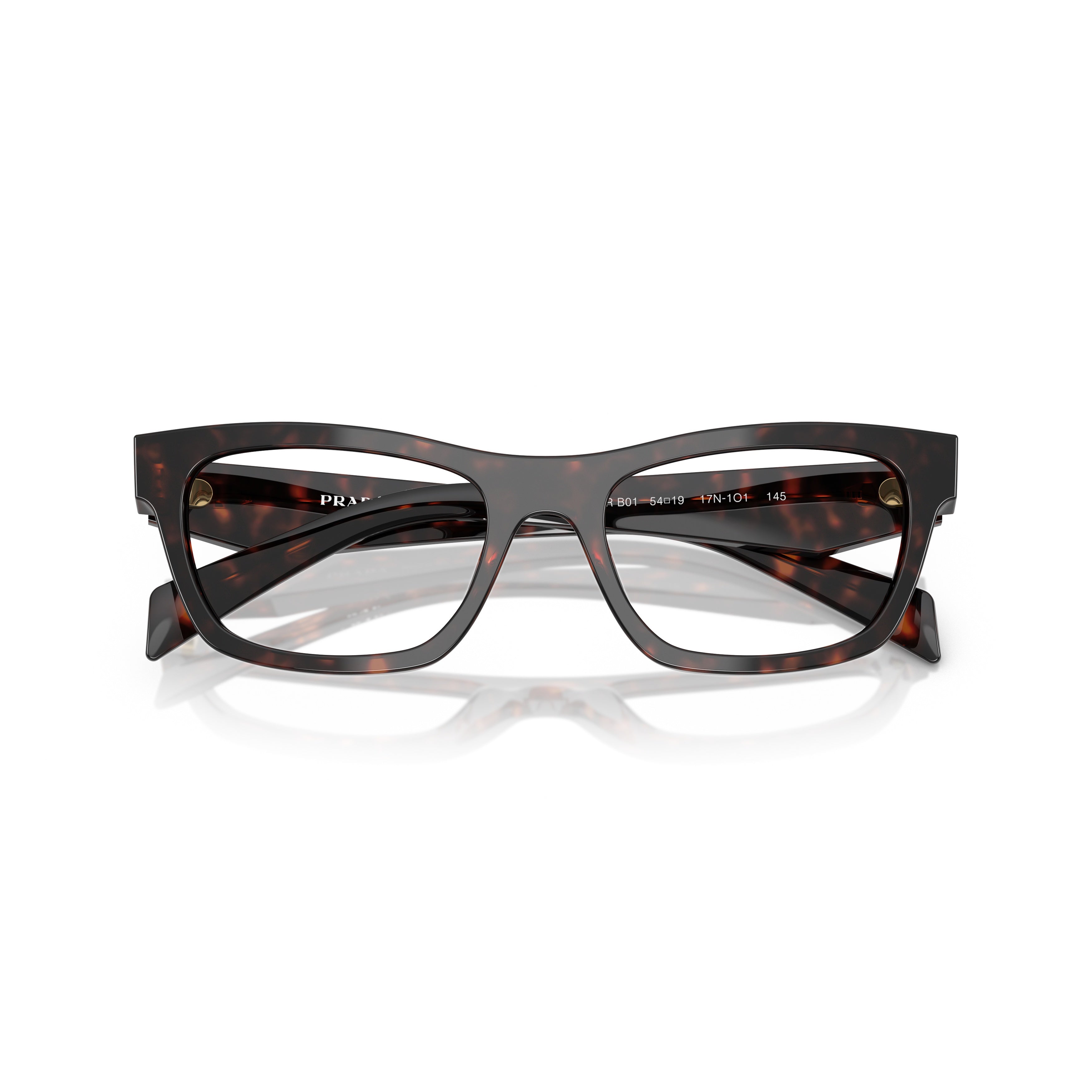 0pr B01v Rectangular Tortoiseshell Acetate Eyeglasses
