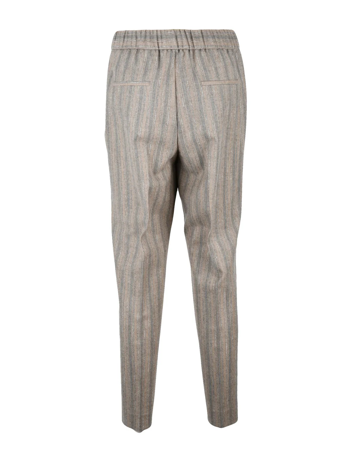 Peserico Virgin Wool Trousers - Grey