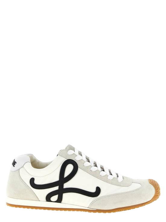 Calf Leather and Nylon Sneakers