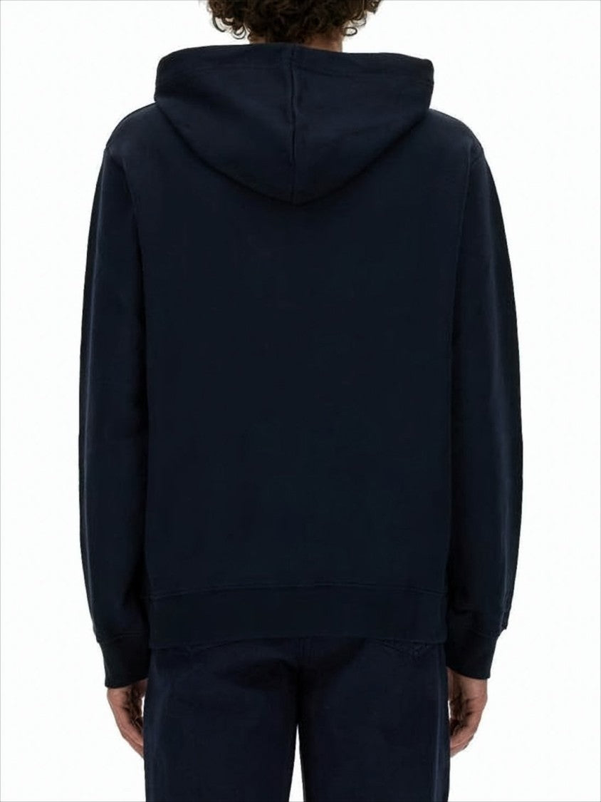Classic Relaxed-Fit Black Hoodie with Drawstring Feature