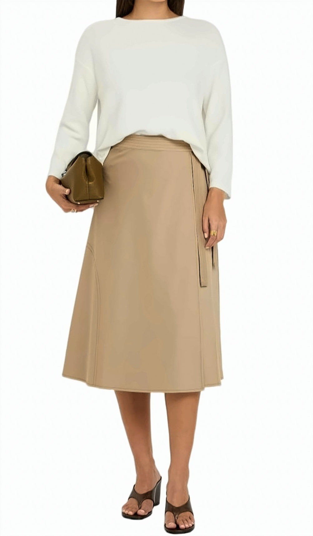 Mmlrane Flared Skirt with Elasticated Waist