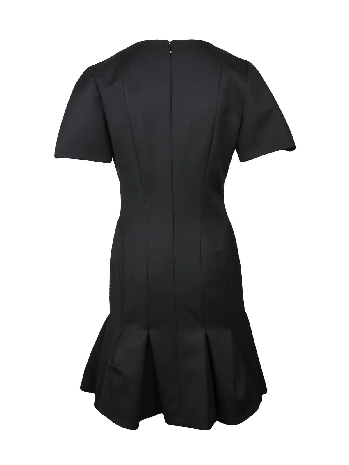 Mermaid Midi Dress Wool Black